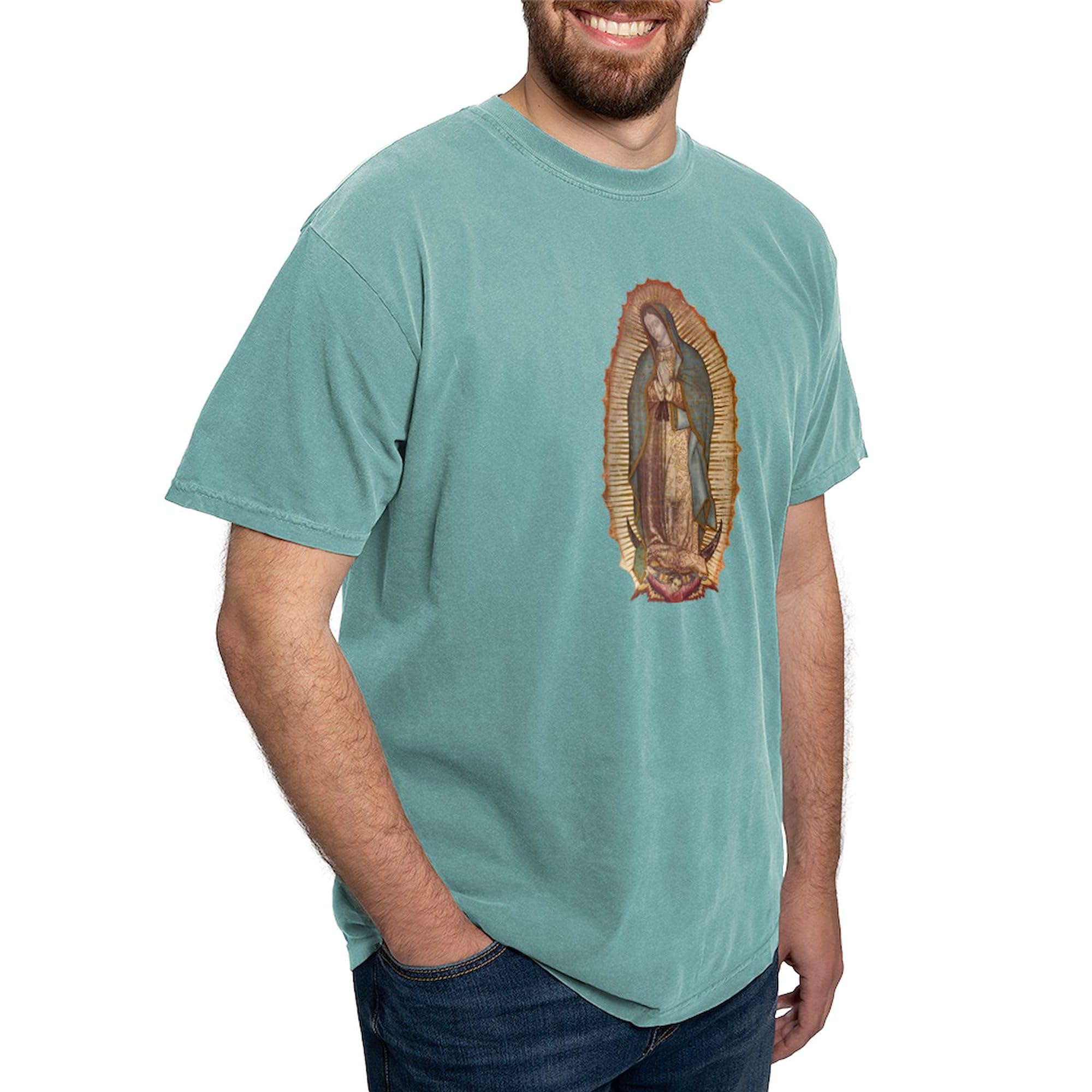 Our Lady of Guadalupe T-Shirt for Men - Comfort Colors® Premium Cotton Tee - Religious Apparel for Church, Festivals & Everyday Wear
