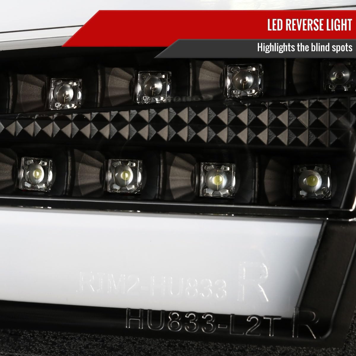 Mitsubishi Lancer 08-17 & EVO X 08-15 LED Tail Lights - Black Brake Lamps Pair - High Visibility & Style Upgrade for Night Driving & Car Customization