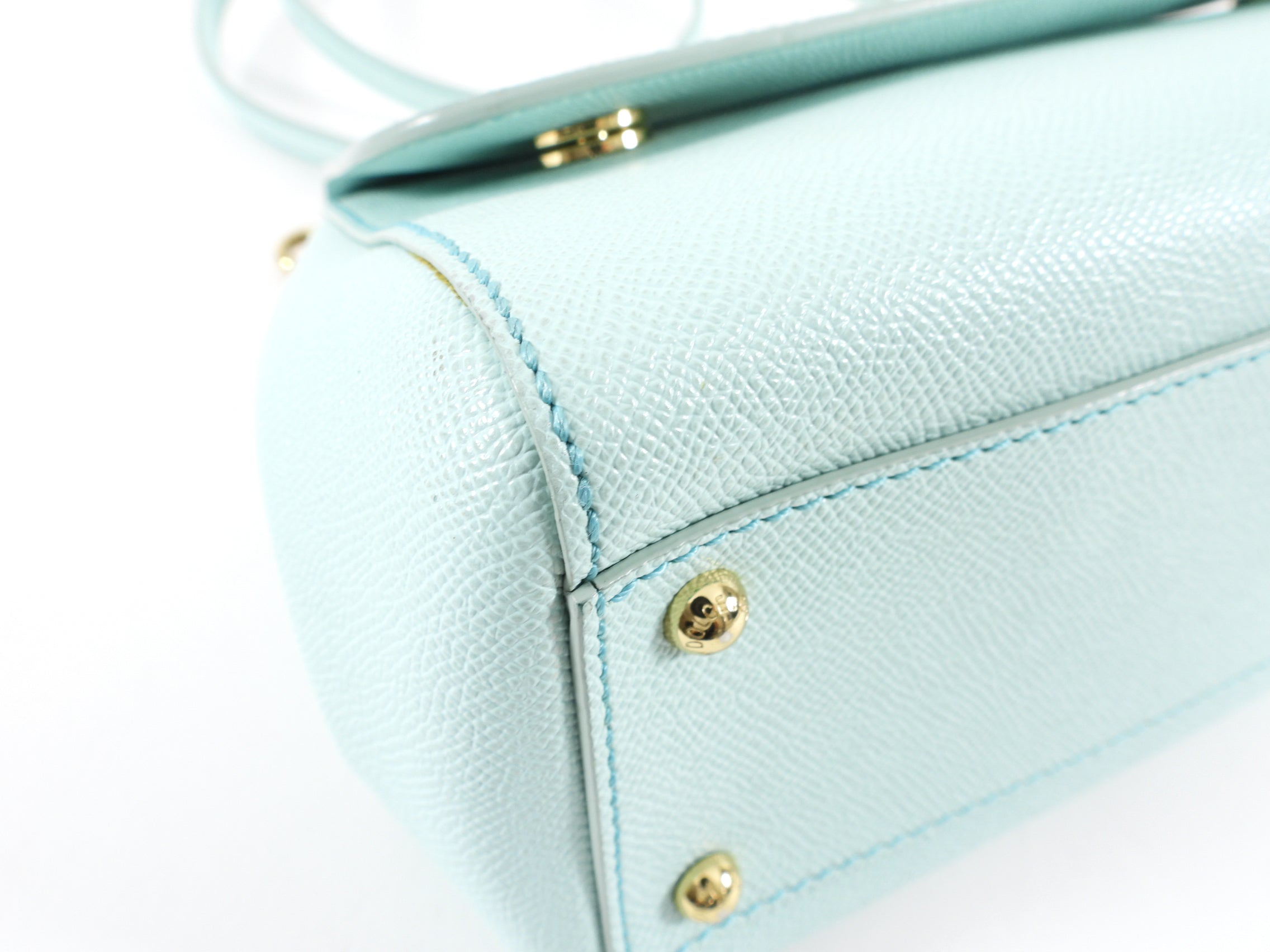 Dolce & Gabbana Miss Sicily Medium Shoulder Bag in Turquoise - Luxury Designer Handbag for Women, Perfect for Evening Parties & Date Nights