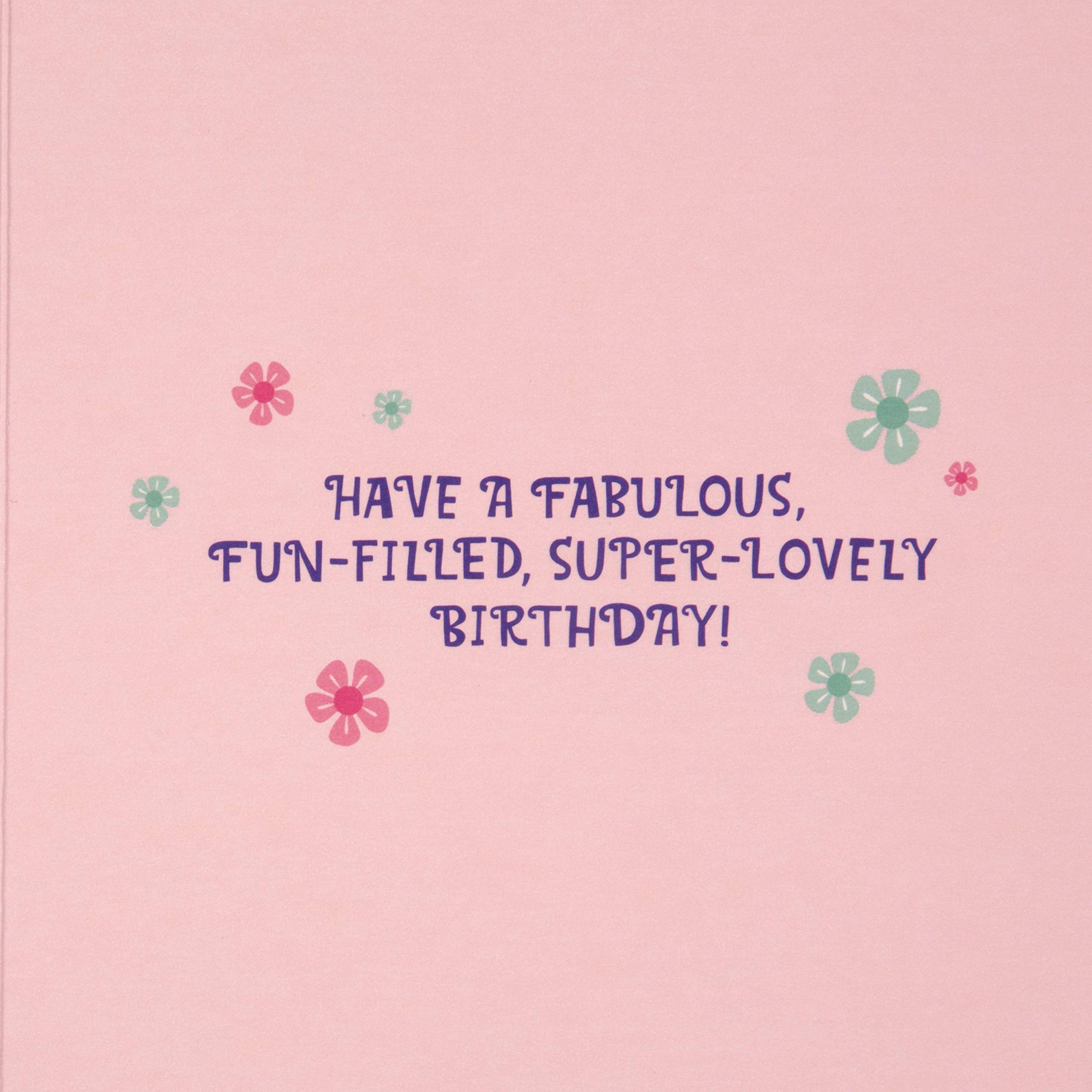 Hallmark 2nd Birthday Card - Minnie Mouse Design for Girls | Cute Disney Birthday Greeting Card | Perfect for Toddler Birthday Parties & Gift Giving