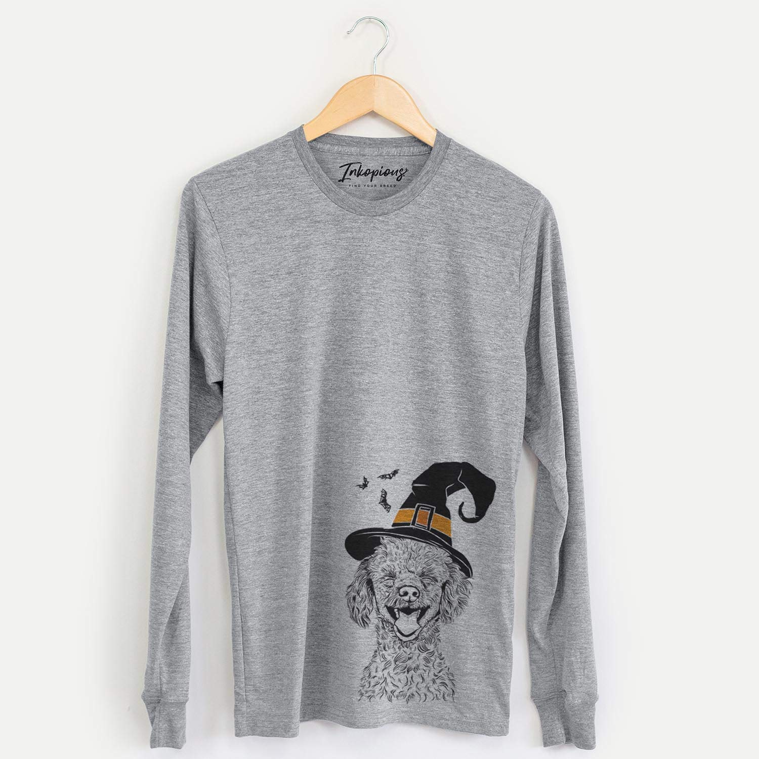 Halloween Rusty The Toy Poodle Dog Triblend T-Shirt - Funny Pet Lover Gift for Halloween Parties & Costume Events