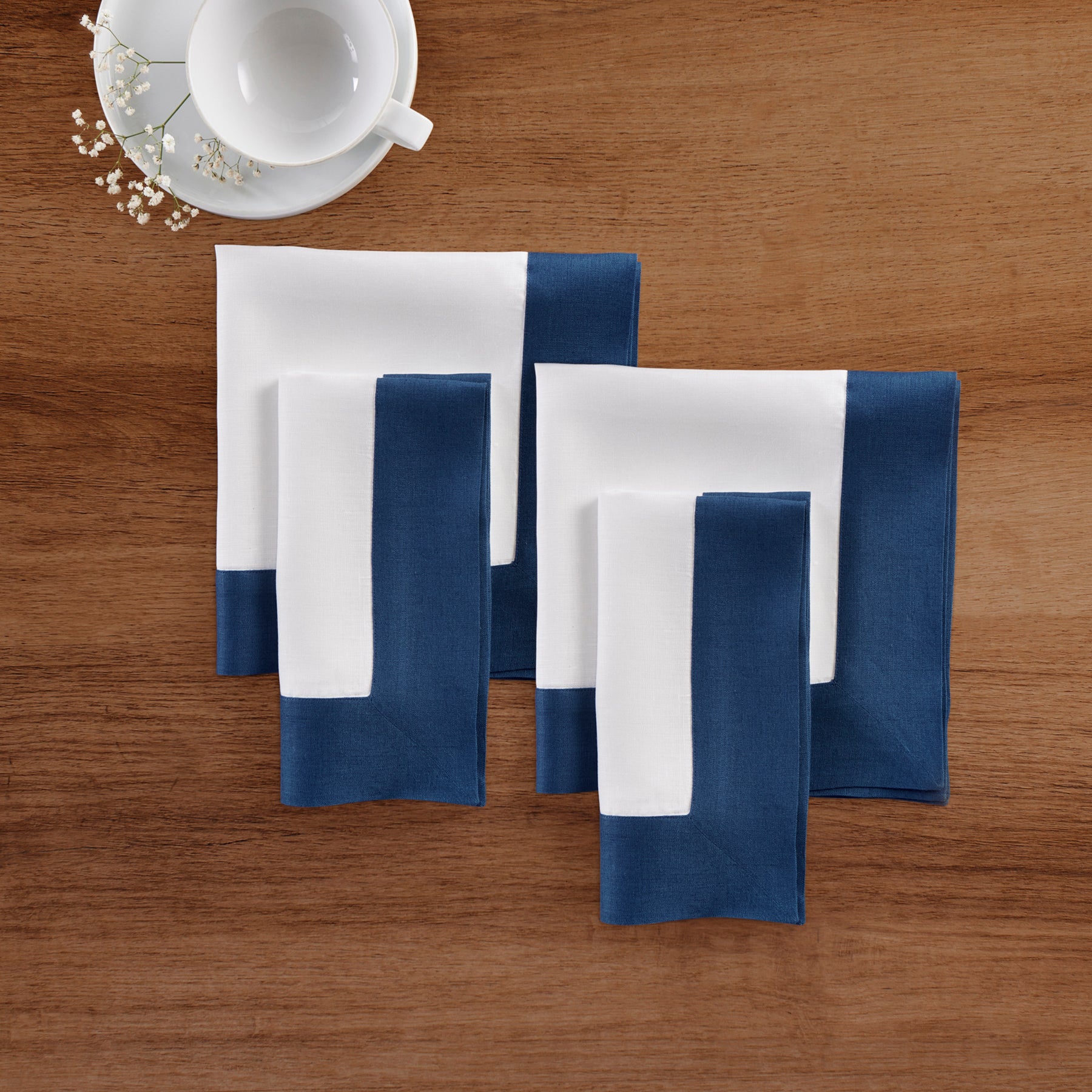 Light Blue and White Contempo