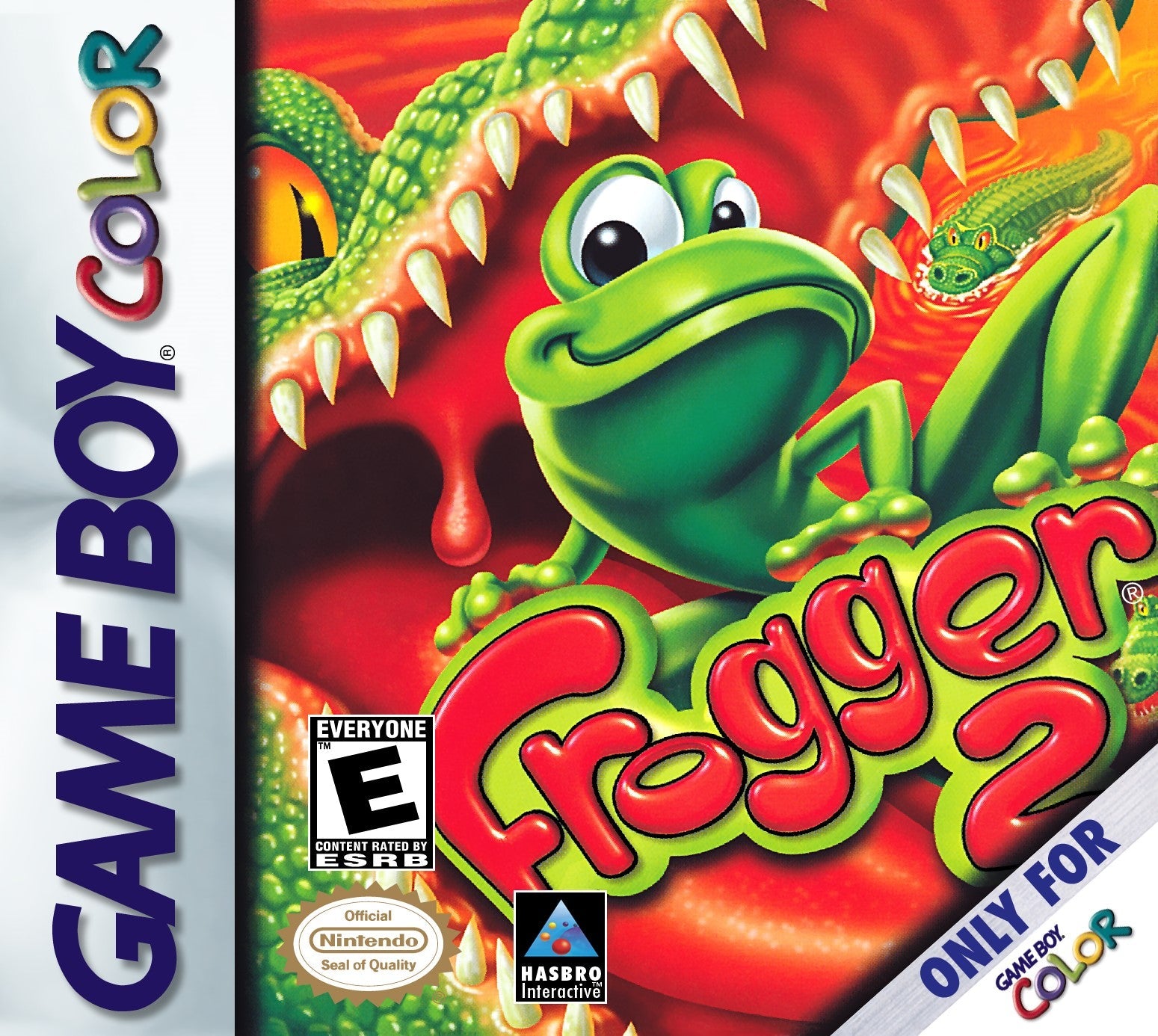 Frogger 2 Swampy's Revenge - Classic Game Boy Color Video Game Cartridge - Retro Gaming Collectible for Nintendo GBC - Perfect for Nostalgic Gamers & Collectors