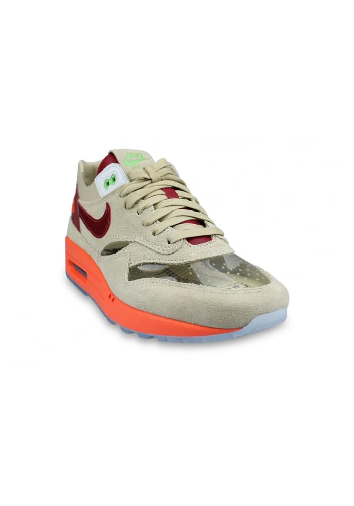 Nike Men's Air Max 1 DD1870 100 CLOT - Kiss of Death 2021 Sneakers - Size 12 - Running, Walking & Casual Wear Shoes for Men