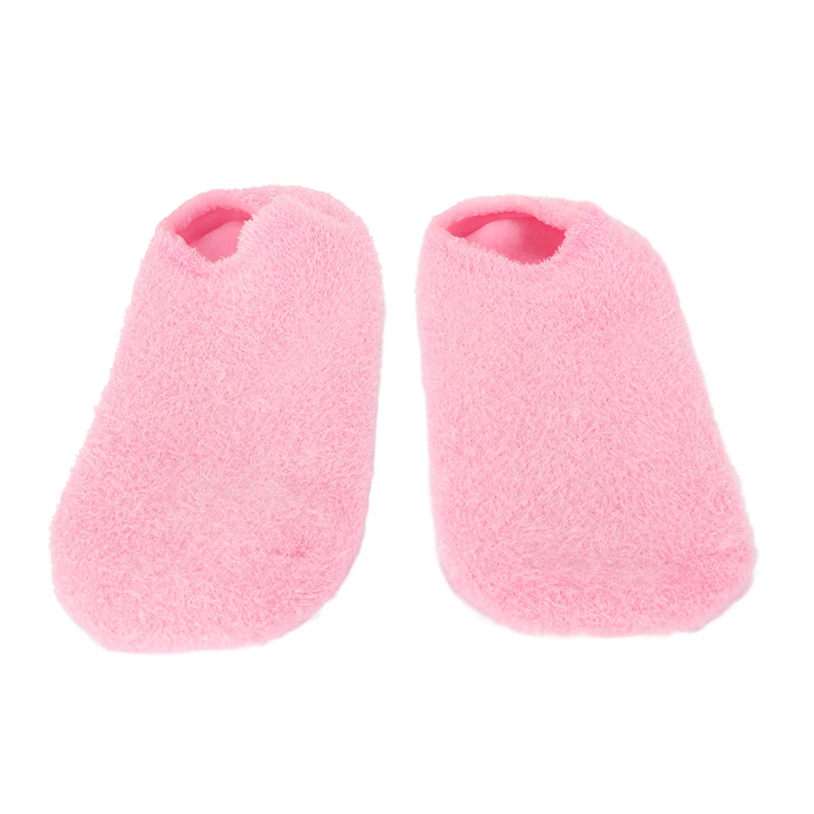 Essential Oil Foot Socks - Moisturizing Pink Soft Gel Socks for Cracked Heel Repair | Spa Treatment & Overnight Foot Care