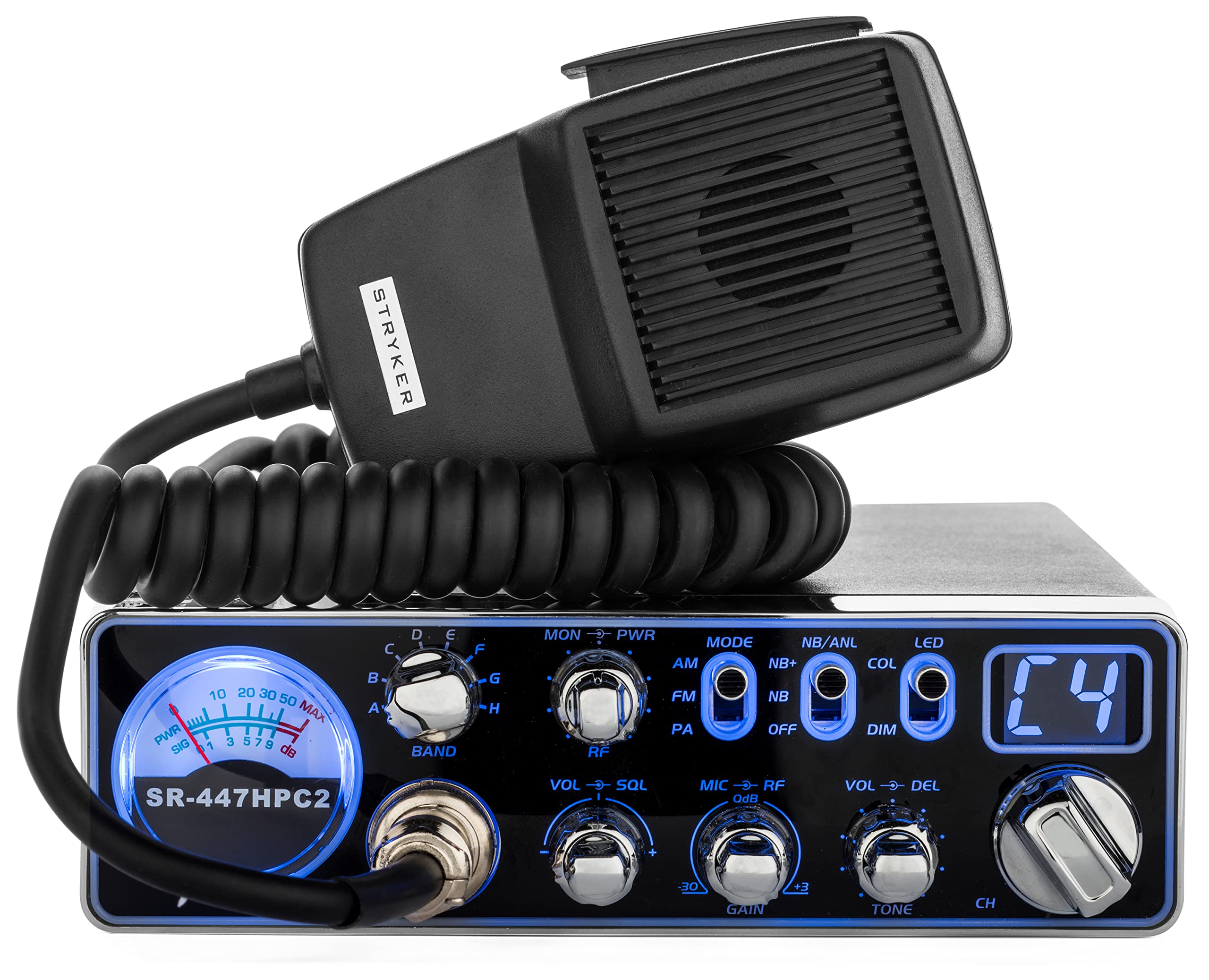 Stryker 447HPC2 Heavy-Duty AM Regulator High Power MOSFET 55W 10 Meter Radio - CB Radio Amplifier for Long-Range Communication, Trucking & Emergency Scenarios