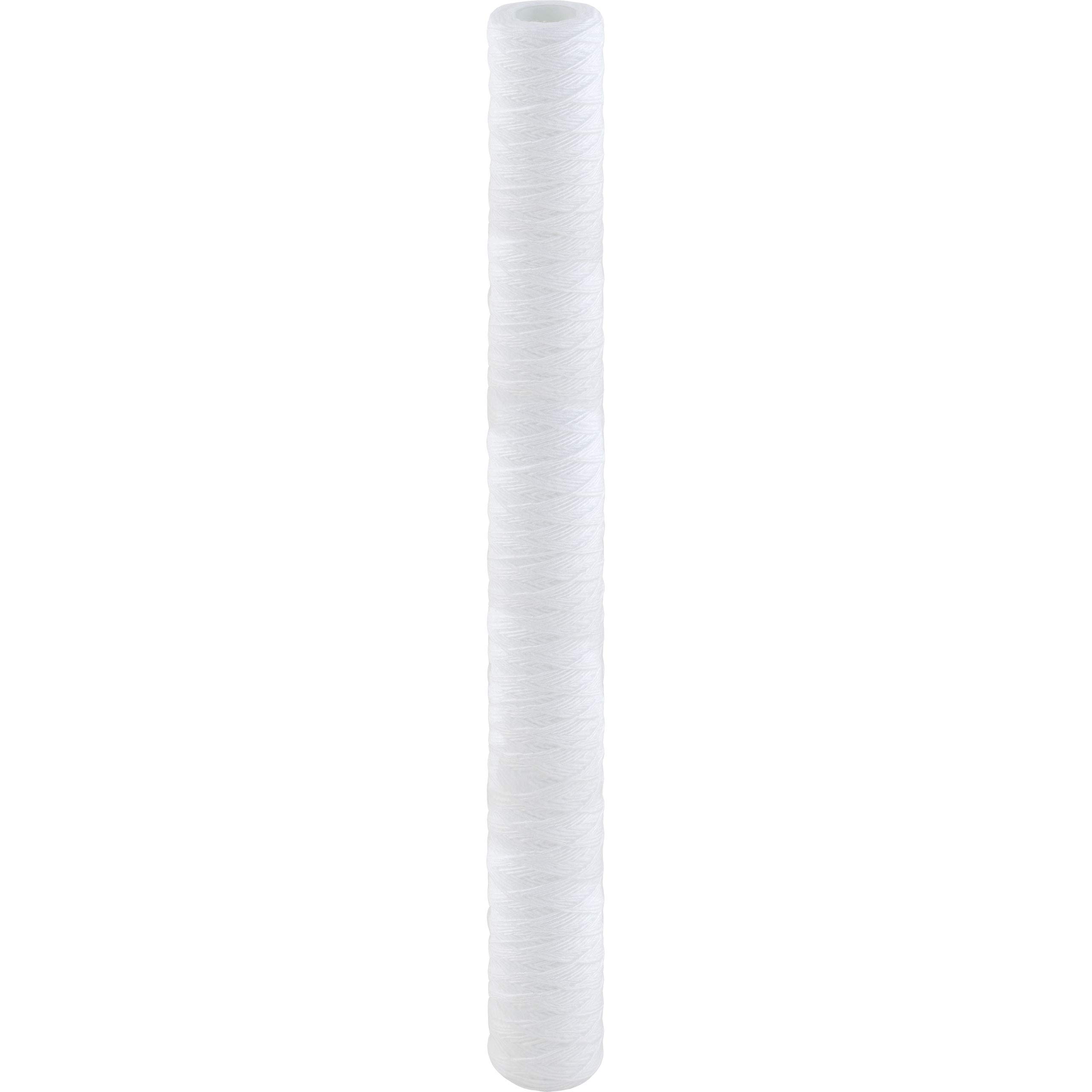 SpiroPure SP-CW20-30 30x2.5 20 Micron String-Wound Polypropylene Sediment Water Filter Cartridge (Case of 20) - Perfect for Home Water Filtration Systems, Refrigerators, and Under Sink Purifiers