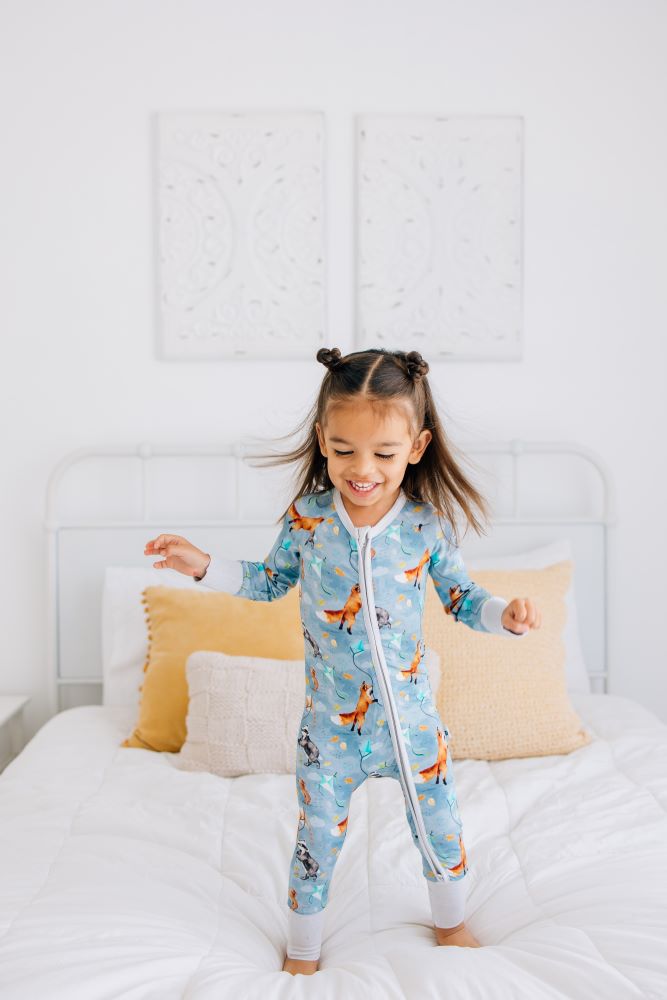 Stormy Skies Zip Romper for Baby - Soft & Cozy One-Piece Outfit | Perfect for Playdates, Daycare & Family Outings