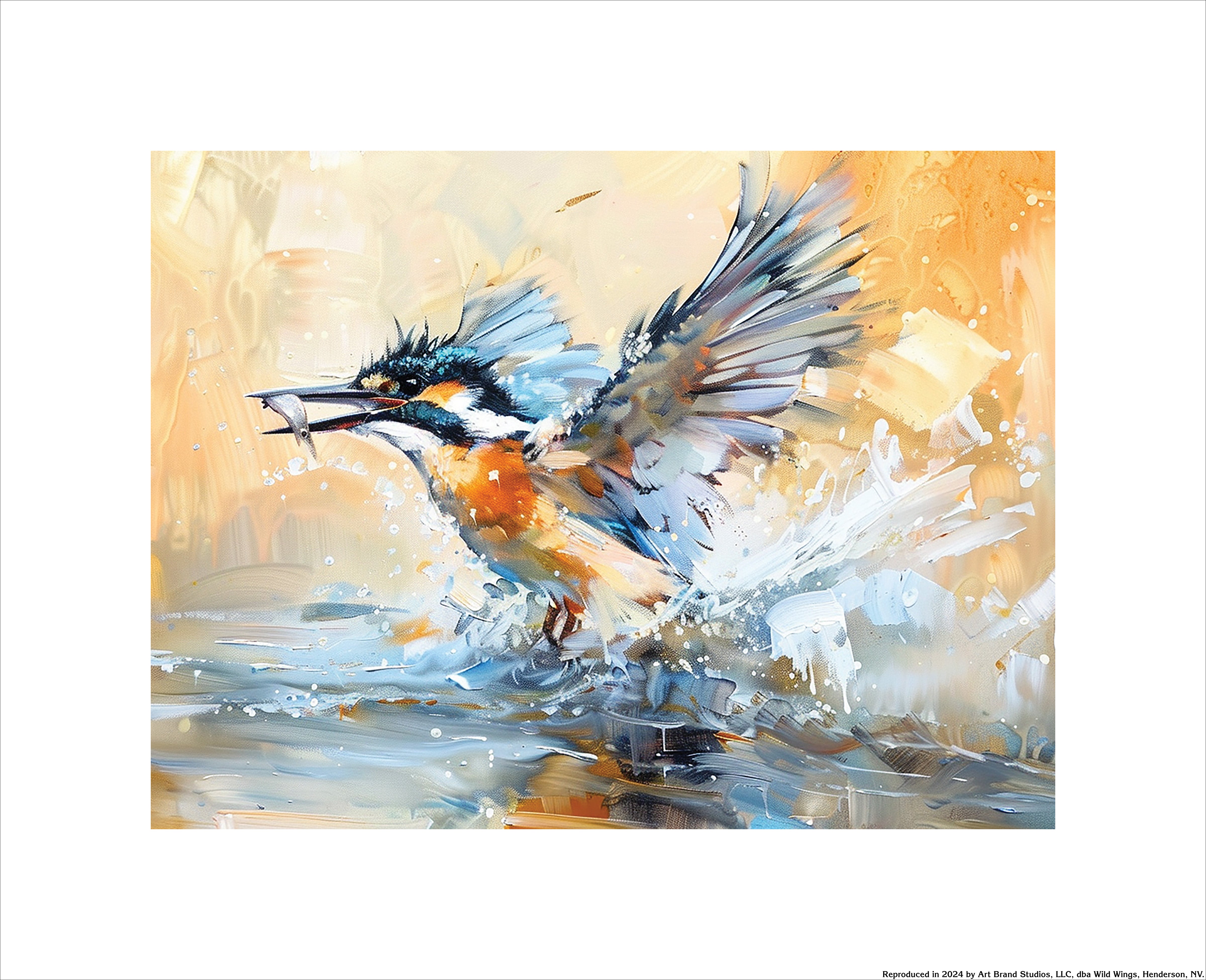 Belted Kingfisher Art Prints - Stunning Wildlife Wall Decor for Home & Office - Perfect for Nature Lovers & Bird Enthusiasts