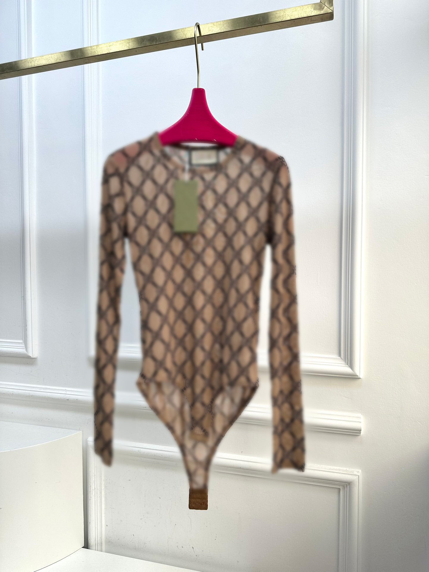 Micro Transparent Long Sleeved Jumpsuit for Women - Sheer Cover-Up Romper for Layering, Beach Cover-Up, or Night Out