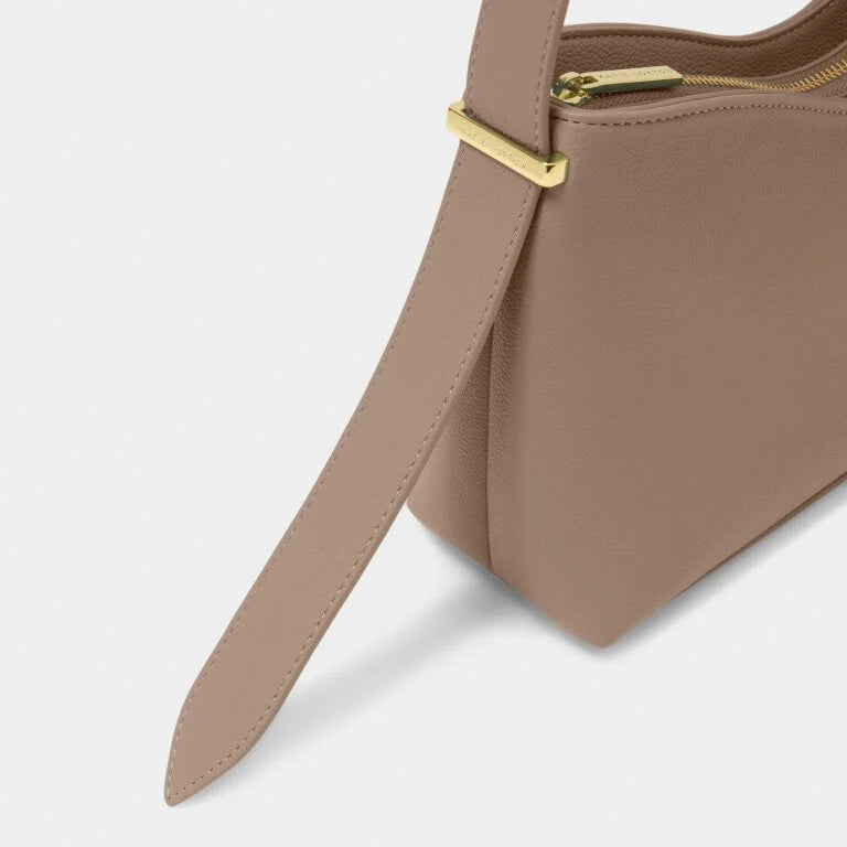 Katie Loxton Camille Small Shoulder Bag in Mocha - Stylish Crossbody Purse for Women, Perfect for Work, Travel & Everyday Use