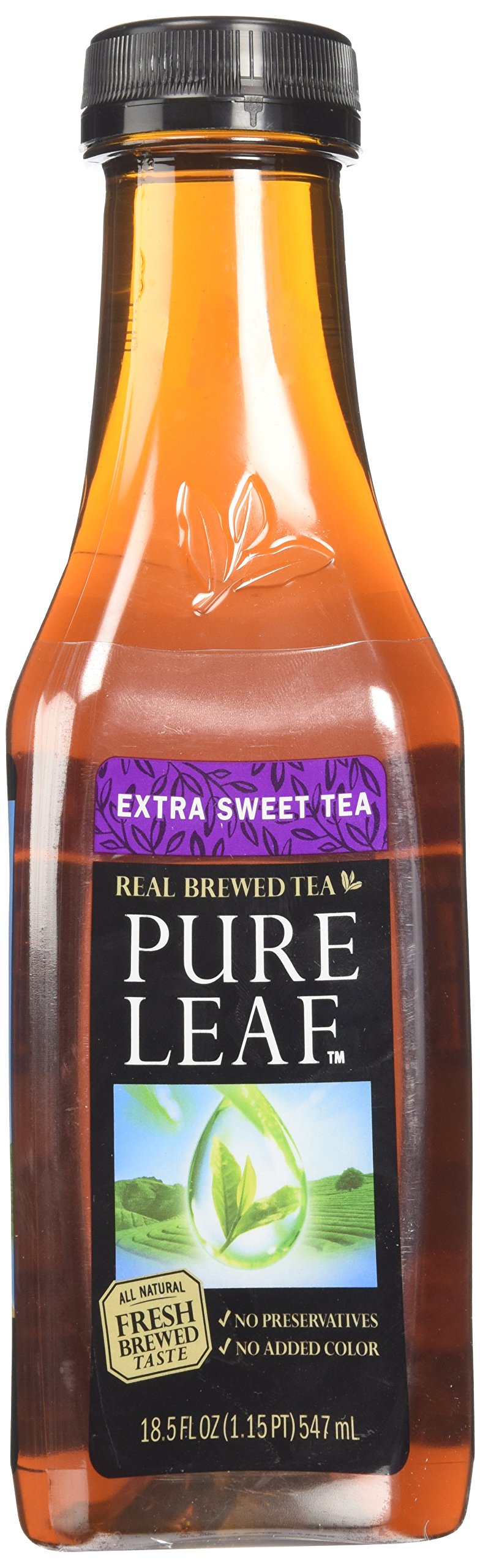 Pure Leaf Extra Sweet Iced Tea, 18.5 oz Bottles - Refreshing Sweet Tea for Summer Picnics, BBQs & Office Breaks