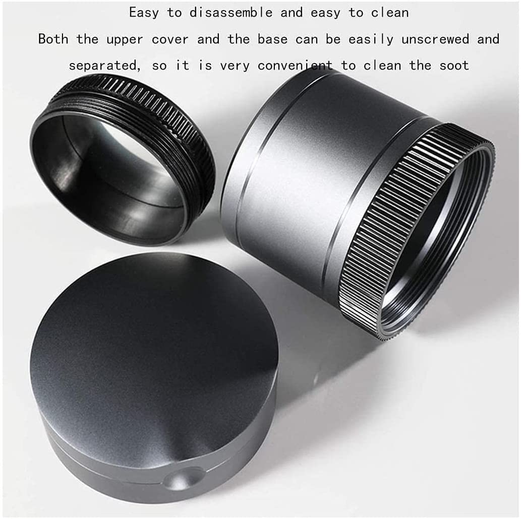Detachable Car Ashtray with Lid & Blue LED Light - Portable Car Ashtray Lighter Set for Vehicles, Home, Office & Travel - Ideal for Smokers on the Go (Color: D)