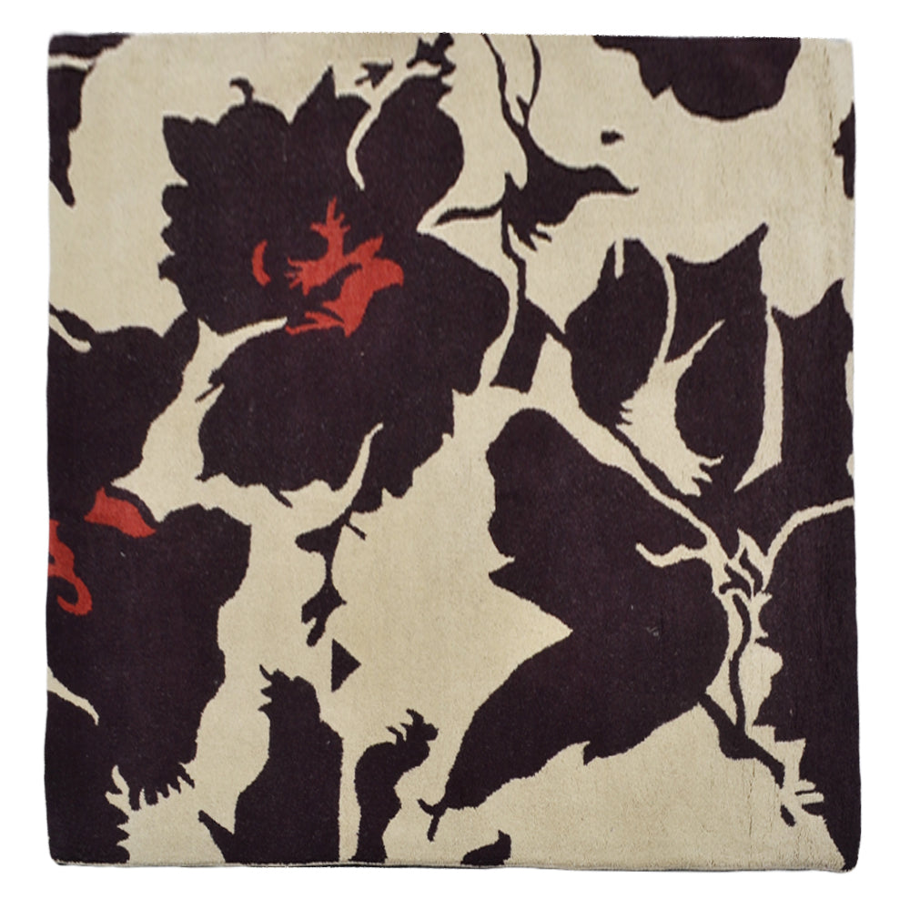 Spider Flower Hand Tufted Rug - Soft Bohemian Area Rug for Living Room, Bedroom & Nursery - Non-Slip Modern Home Decor