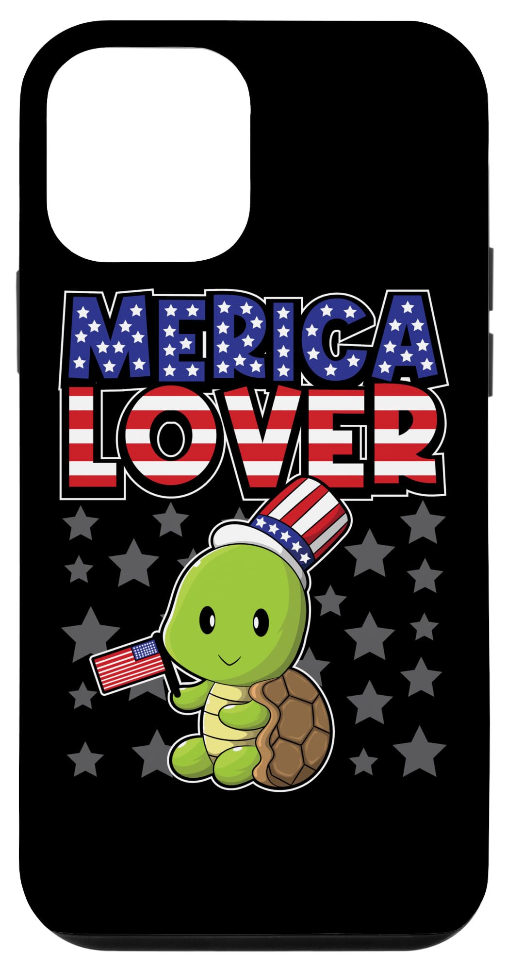 iPhone 12 Mini Patriotic Case - USA Flag Design with Turtle Protection - Perfect for 4th of July & American Pride - Durable Phone Cover for Everyday Use & Special Occasions