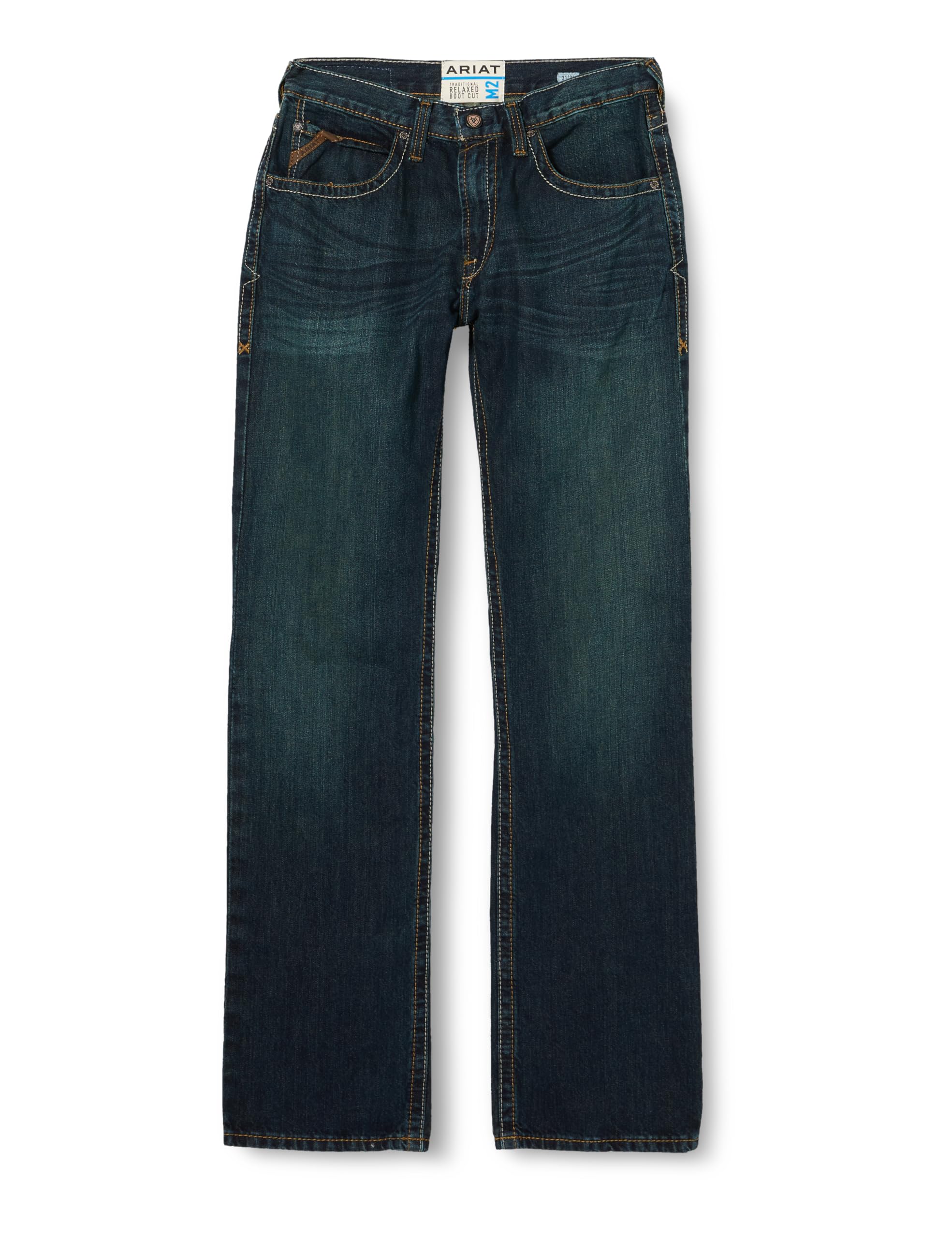 ARIAT M2 Relaxed Boot Cut Jeans for Men - Comfortable Stretch Denim Pants with Classic Western Style | Perfect for Casual Wear, Work & Outdoor Activities