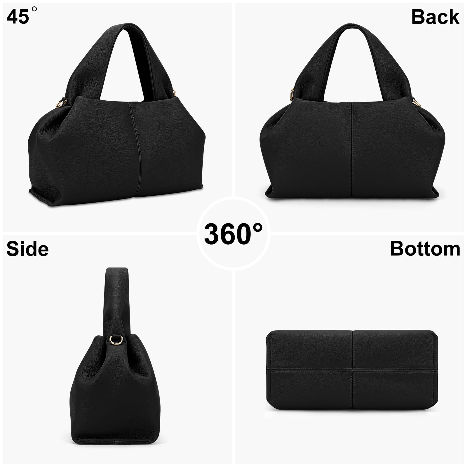 Stylish Women's Crossbody Bag - Fashionable Shoulder Purse & Chic Dumpling Cloud Satchel for Everyday Use, Work, Travel & Date Nights