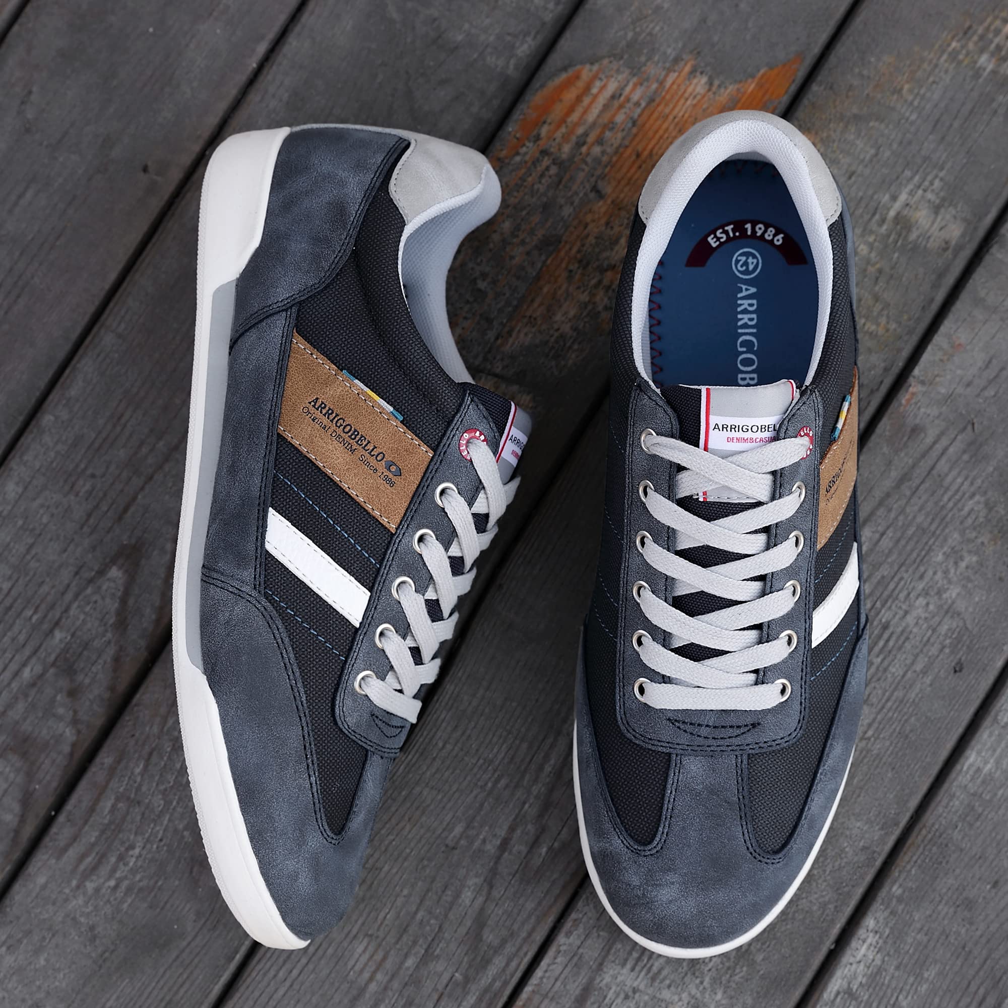 AX BOXING Men's Casual Sneakers - Breathable Comfort Walking Shoes for Men | Gym, Running, Workout & Everyday Wear