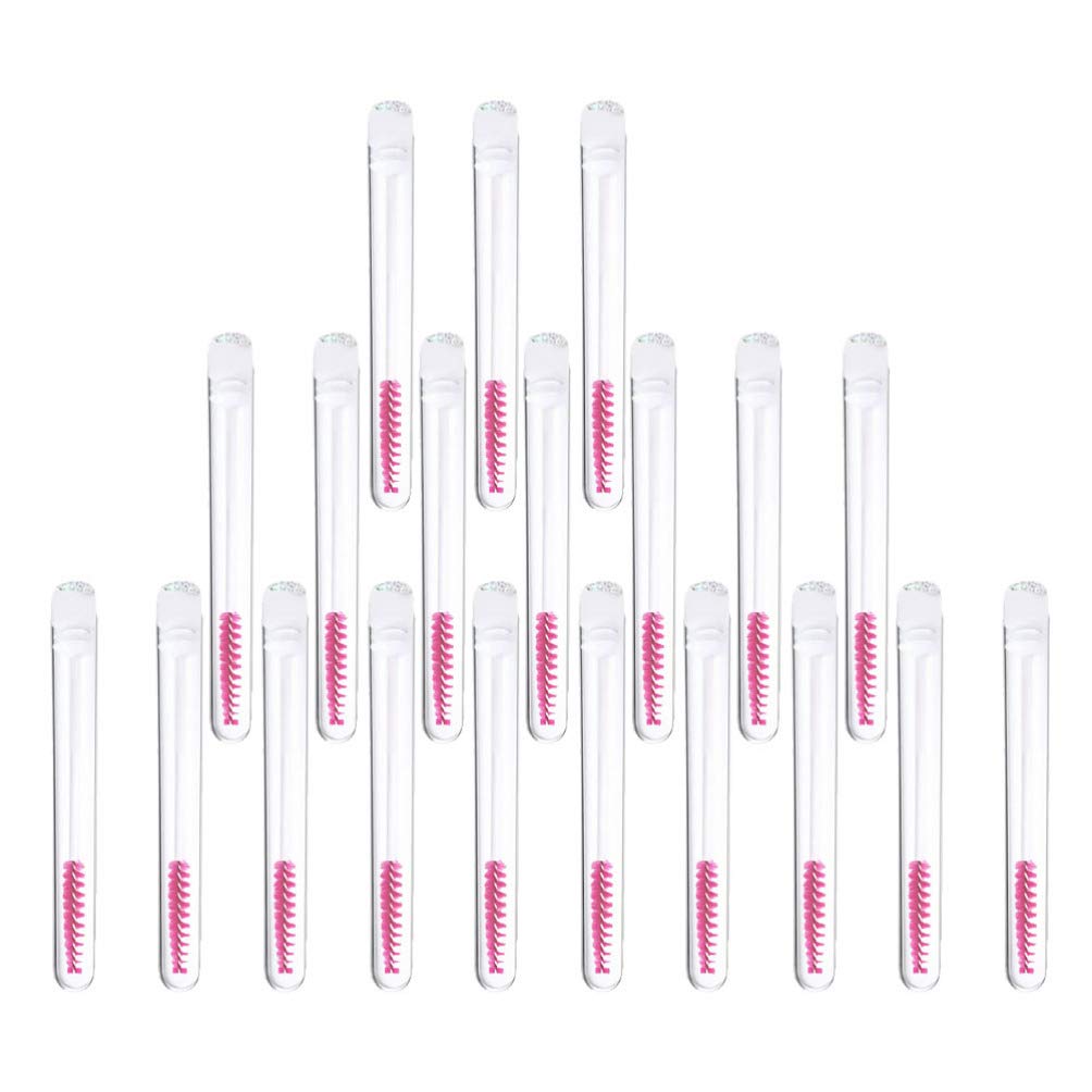 20Pcs Empty Mascara Tubes with Wands - Disposable Mascara Brush Spoolies for DIY Eyelash Extensions, Makeup Artists & Salon Use - Perfect for Lash Lifting, Brow Tinting & Professional Makeup Application