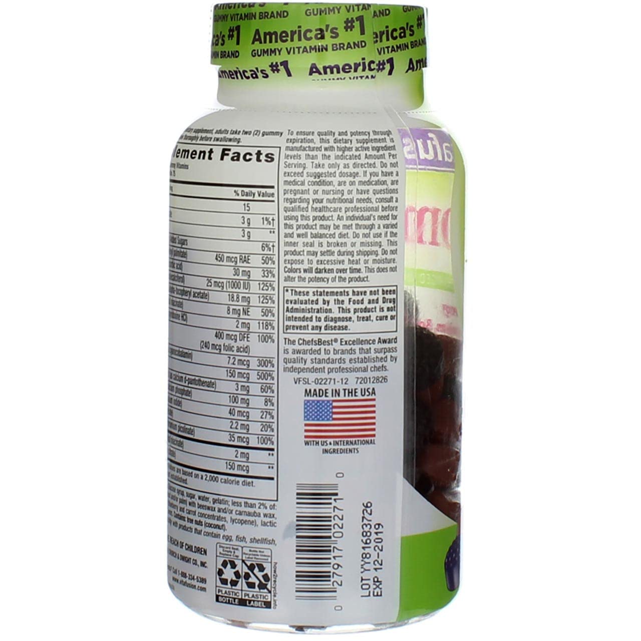 Vitafusion Women's Multivitamin Gummies - Mixed Berry Flavor, 150 Count (Pack of 5) | Daily Immune Support & Energy Boost for Women | Perfect for On-the-Go Nutrition & Healthy Lifestyle
