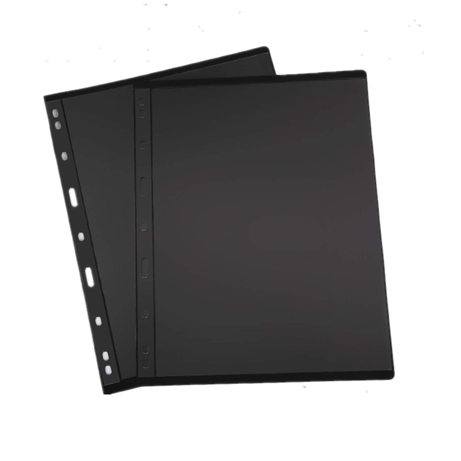 MUDOR Vario Stamp Pages for Stamp Album Binder - 10 Sheets (20 Pages) 1-Row Stamp Collecting Supplies | Professional Stamp Storage Solution for Collectors | Perfect for Organizing, Displaying & Protecting Rare Stamps
