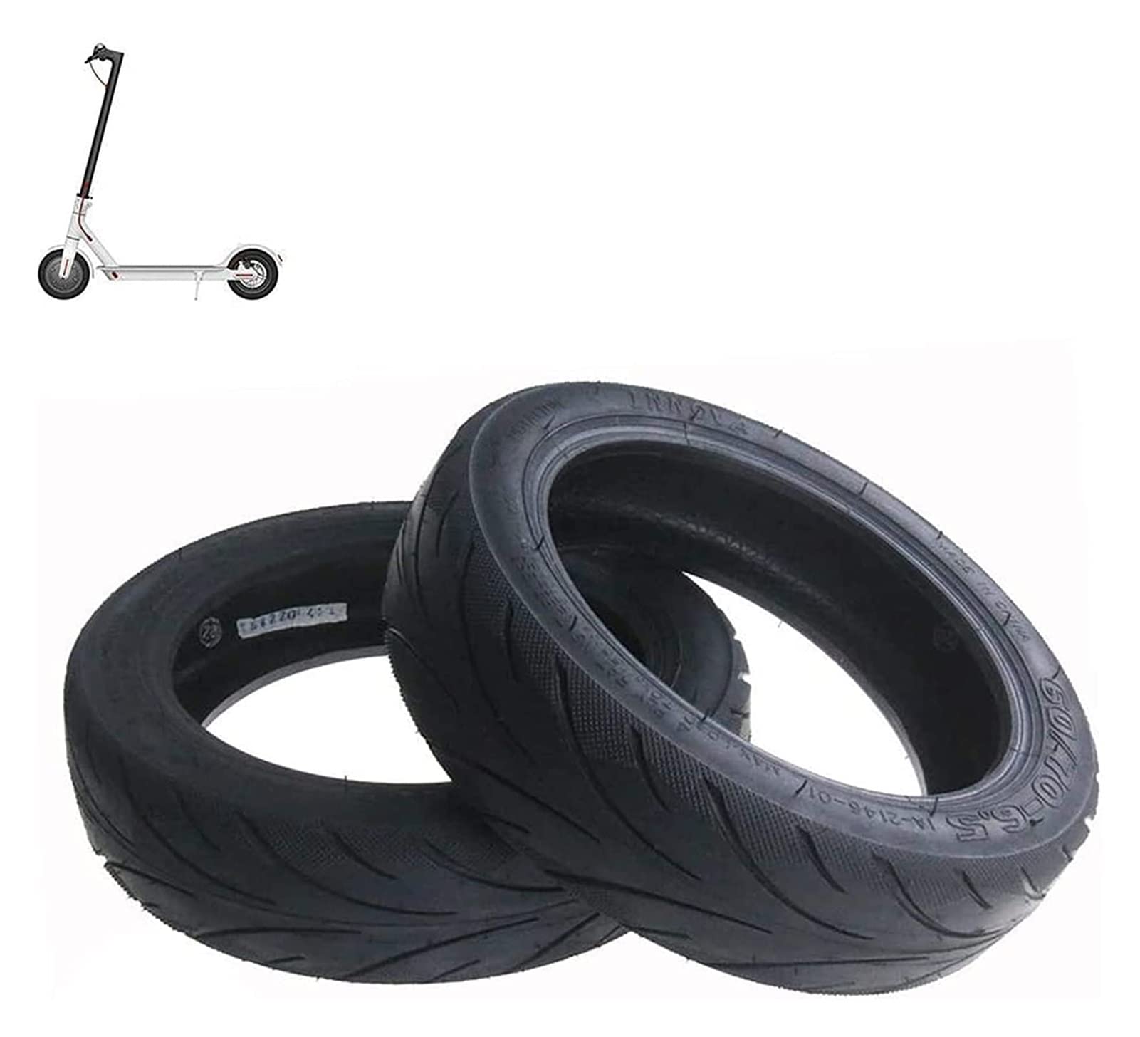 60/70-6.5 Explosion-Proof Vacuum Tires - Thickened Anti-Skid & Wear-Resistant Scooter Tires - Replacement Wheels for Electric Scooters - Perfect for Commuting, Off-Road & Urban Riding