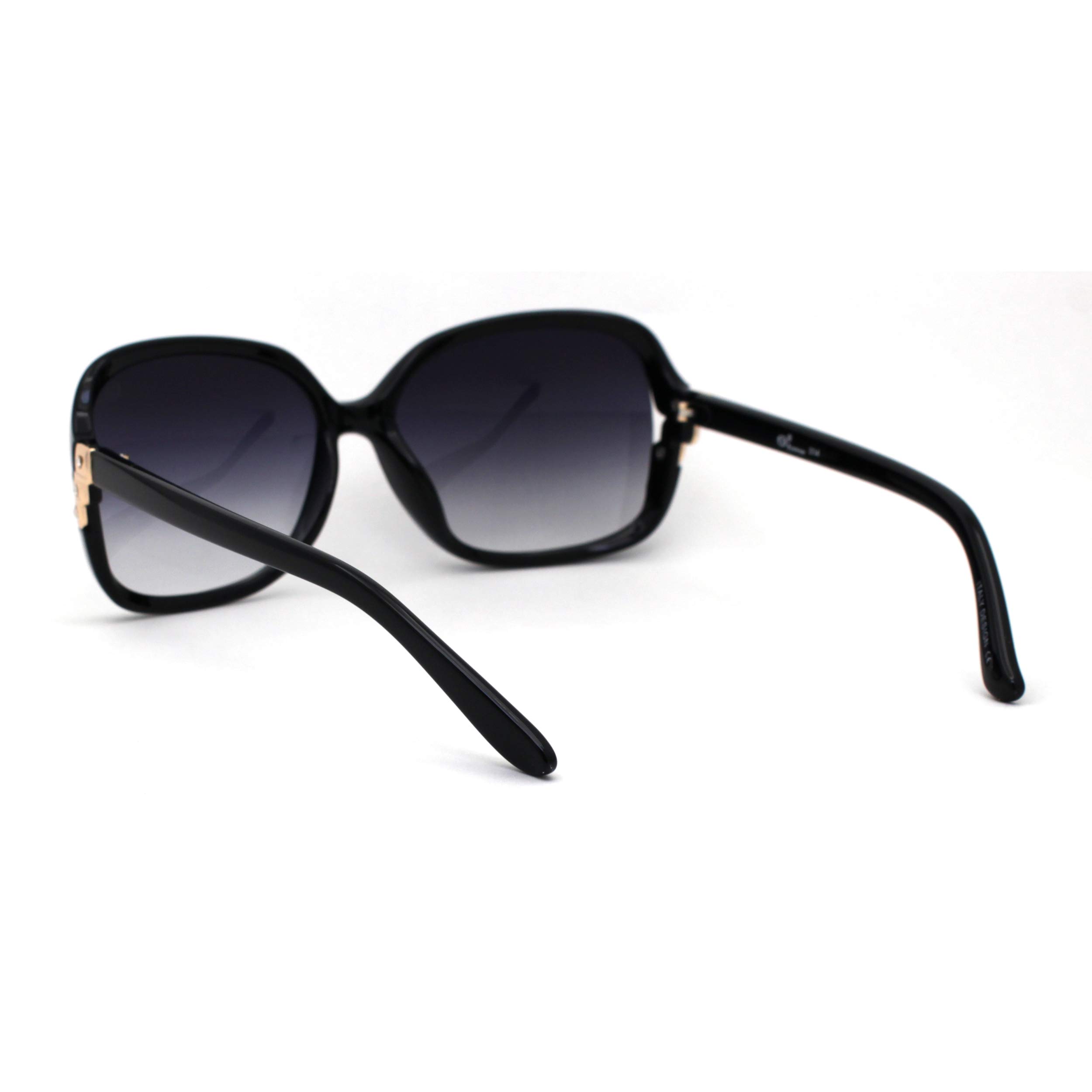 Stylish Women's Rhinestone Rectangle Plastic Butterfly Sunglasses - Trendy Diva Fashion Accessory for Summer, Beach, and Outdoor Activities