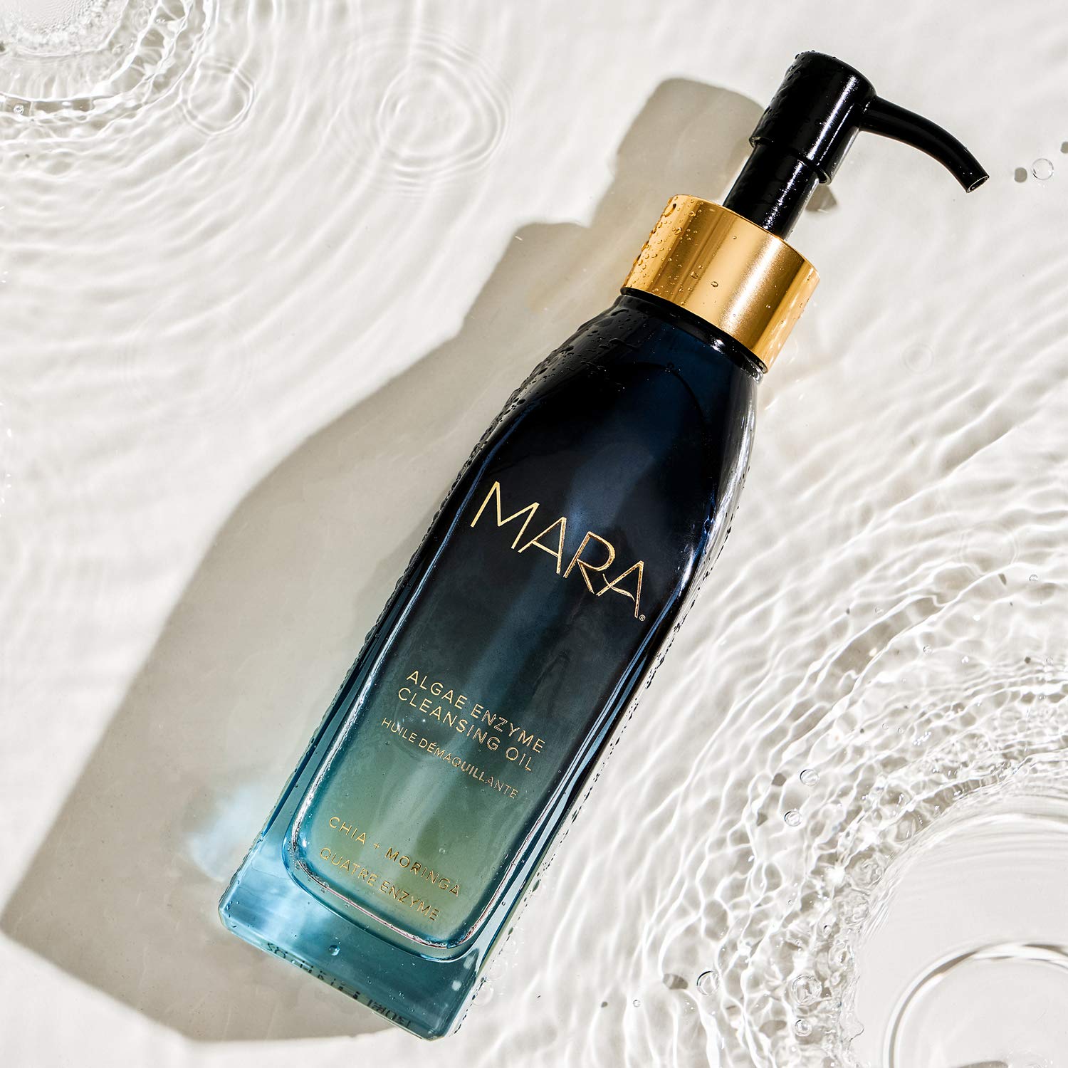 MARA Algae Enzyme Cleansing Oil & Flower Acid Algae Face Serum Set - Vegan, Non-Toxic, Cruelty-Free Skincare Bundle for Sensitive Skin | Gentle Exfoliation & Hydration for Daily Face Care Routine