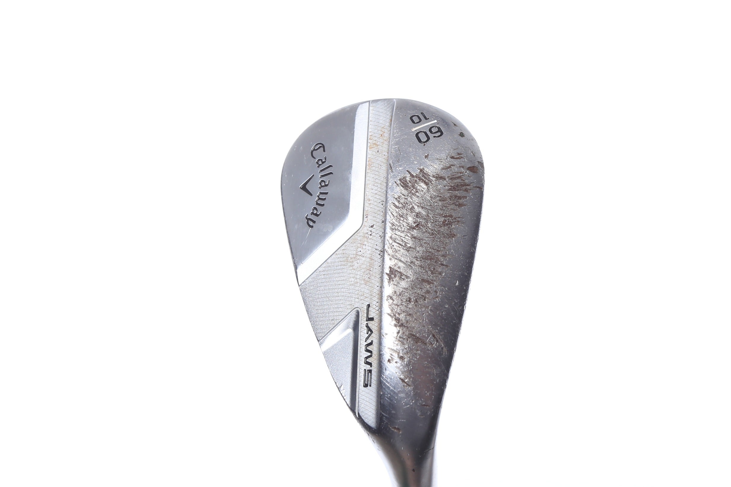 Used Callaway JAWS Raw Chrome Lob Wedge 60° Stiff Flex Right Hand Golf Club - Perfect for Short Game Shots, Bunker Play & Precision Approach Shots