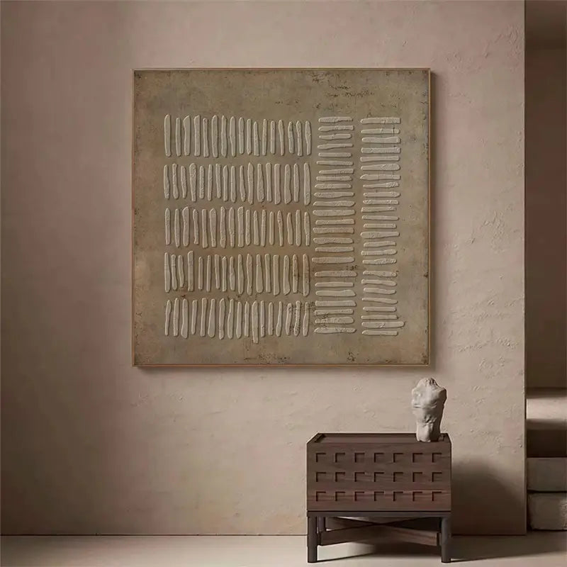 Abstract Tranquility Art Painting #WS027 - Modern Wall Decor for Living Room, Bedroom & Office - Calming Abstract Canvas Artwork
