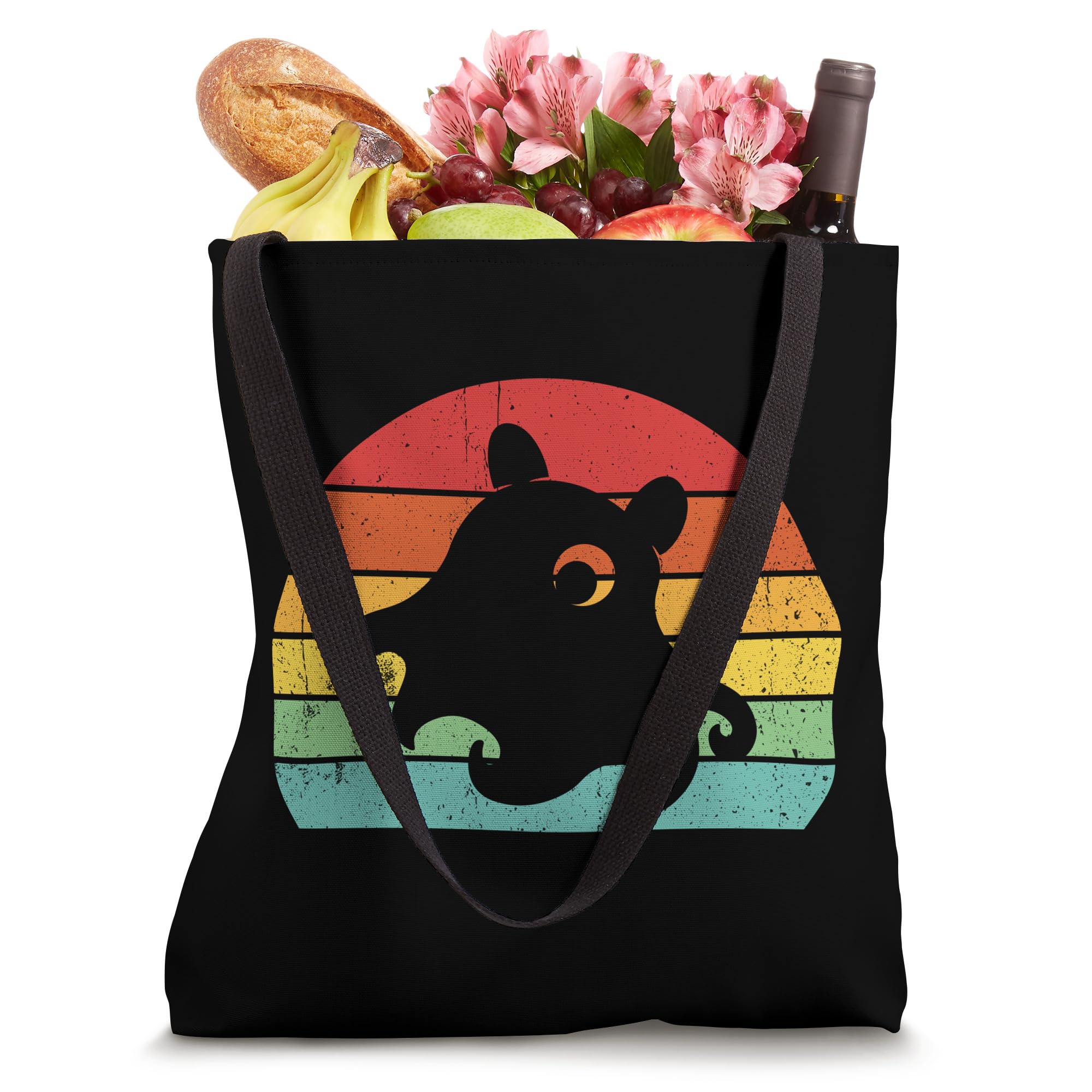 Dumbo Octopus Tote Bag - Cute & Durable Reusable Shopping Bag for Beach, Grocery & Everyday Use
