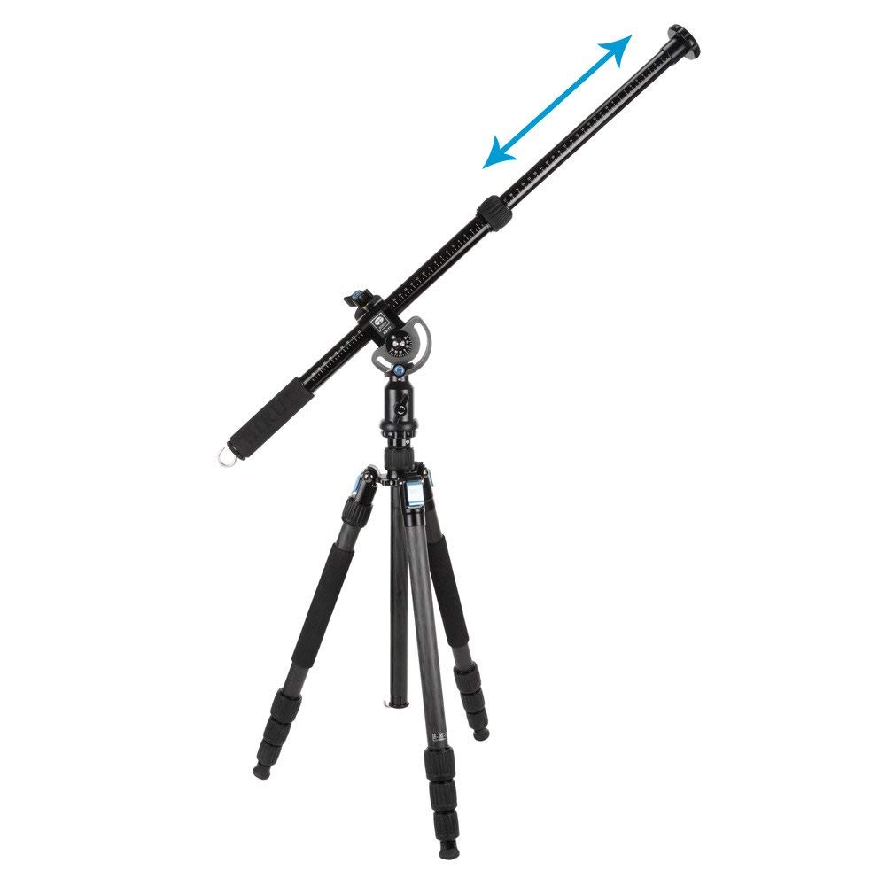Sirui HA-77 Aluminum Telescopic Boom Extension Arm - 30.3 inch Adjustable Camera Support with 11 lb Load Capacity - Perfect for Vlogging, Photography & Studio Lighting Setup