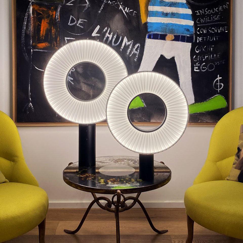 Vespera Modern Table Lamp - Stylish Bedside & Living Room Lighting for Home Decor | Perfect for Reading, Relaxing & Nightstand Use