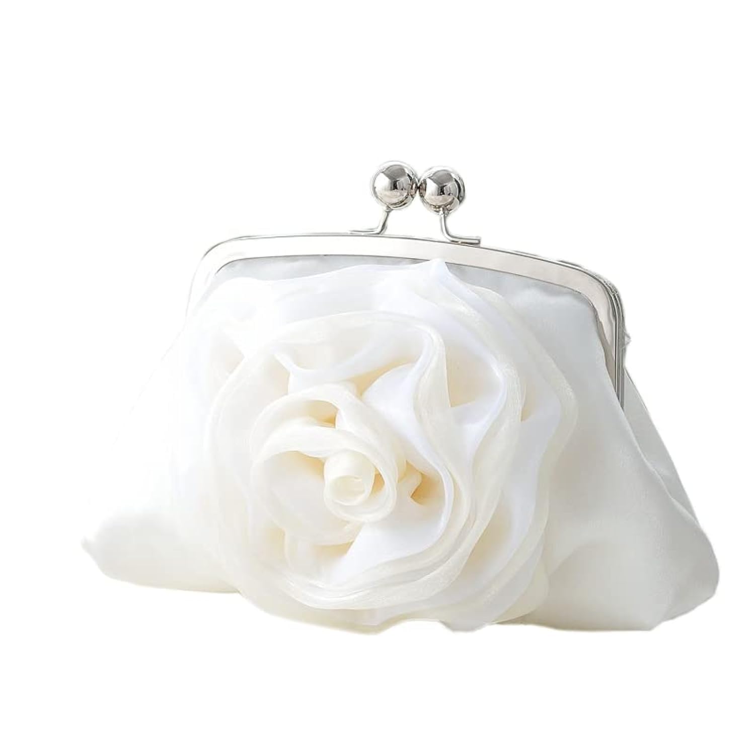 Elegant Floral Clutch Purse for Women - Detachable Chain Strap Wedding & Evening Handbag - Perfect for Parties, Proms, Date Nights & Special Occasions