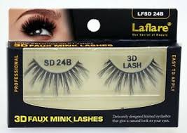 LA FLARE FAUX MINK LASHES - Natural Looking False Eyelashes (Choose Style SD24B) for Dramatic Eye Makeup, Parties & Special Occasions