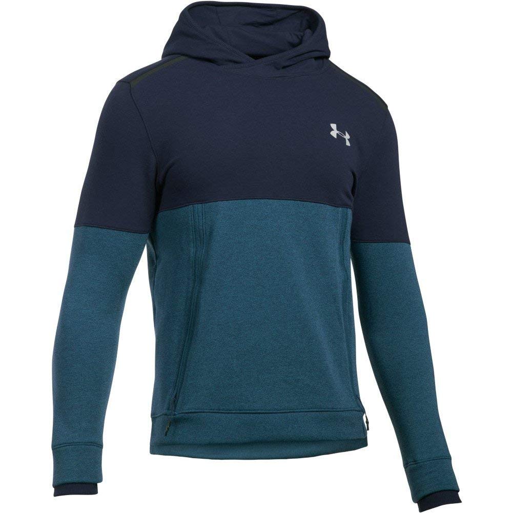 Under Armour Men's Threadborne Fleece Hoodie - Lightweight Warm Pullover for Running, Gym & Outdoor Activities