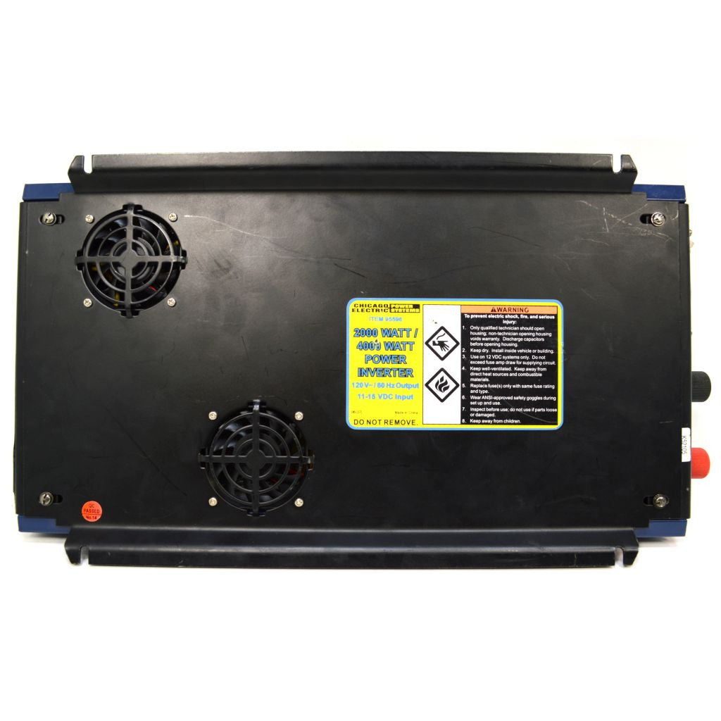 Chicago Electric 2000/4000 Watt Power Inverter Model 95596 - Used Like New | Perfect for RVs, Camping & Emergency Power Backup