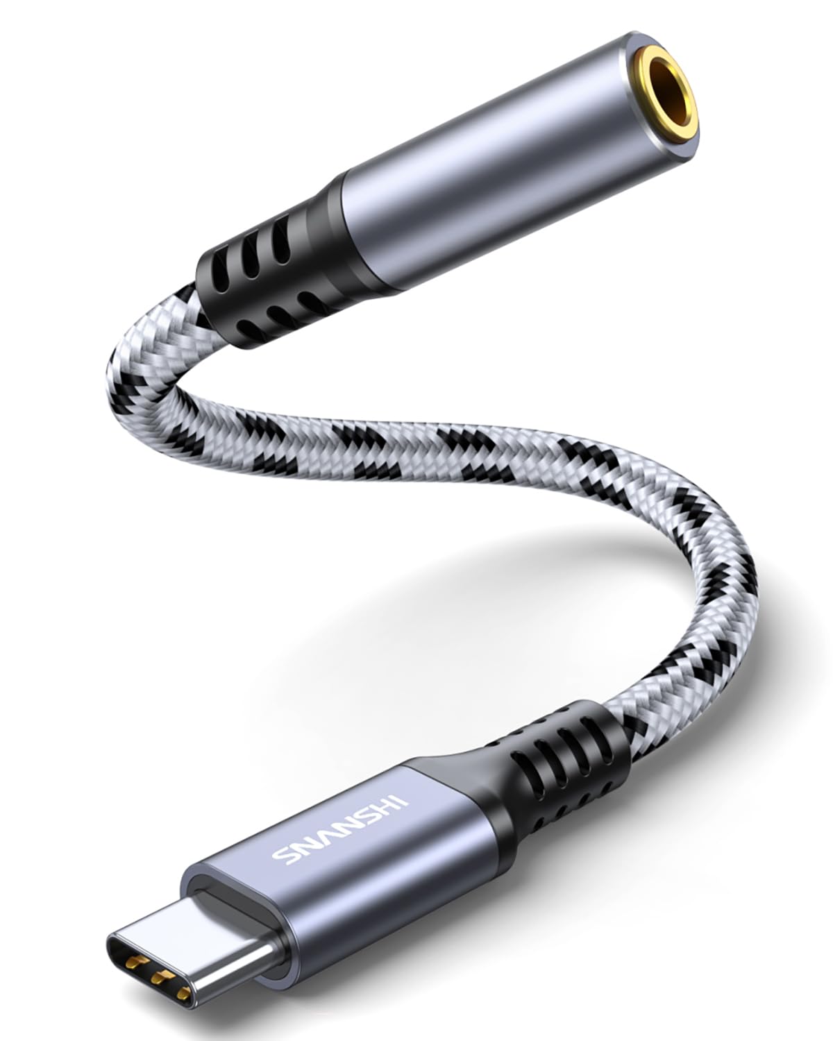 USB C to 3.5mm Headphone Jack Adapter - Compatible with iPhone 16/15 Pro Max/15 Pro/15, Samsung Galaxy S24/S23/S22/S21 Ultra, iPad Pro, Pixel 8 - Audio Dongle for Music, Gaming & Video Calls