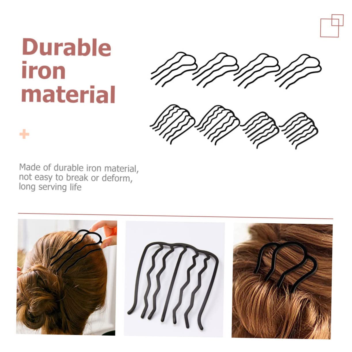 FOMIYES 8pcs Hair Combs Set for Women - Stylish & Durable Hair Accessories for DIY Hairstyles & Weddings