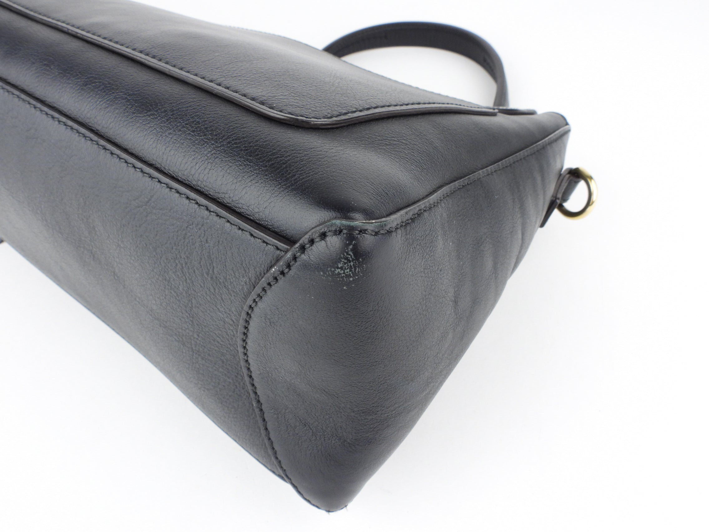 Chloe Black Leather Faye Day Two-Way Crossbody Shoulder Bag for Women | Luxury Designer Handbag for Work, Travel & Everyday Use