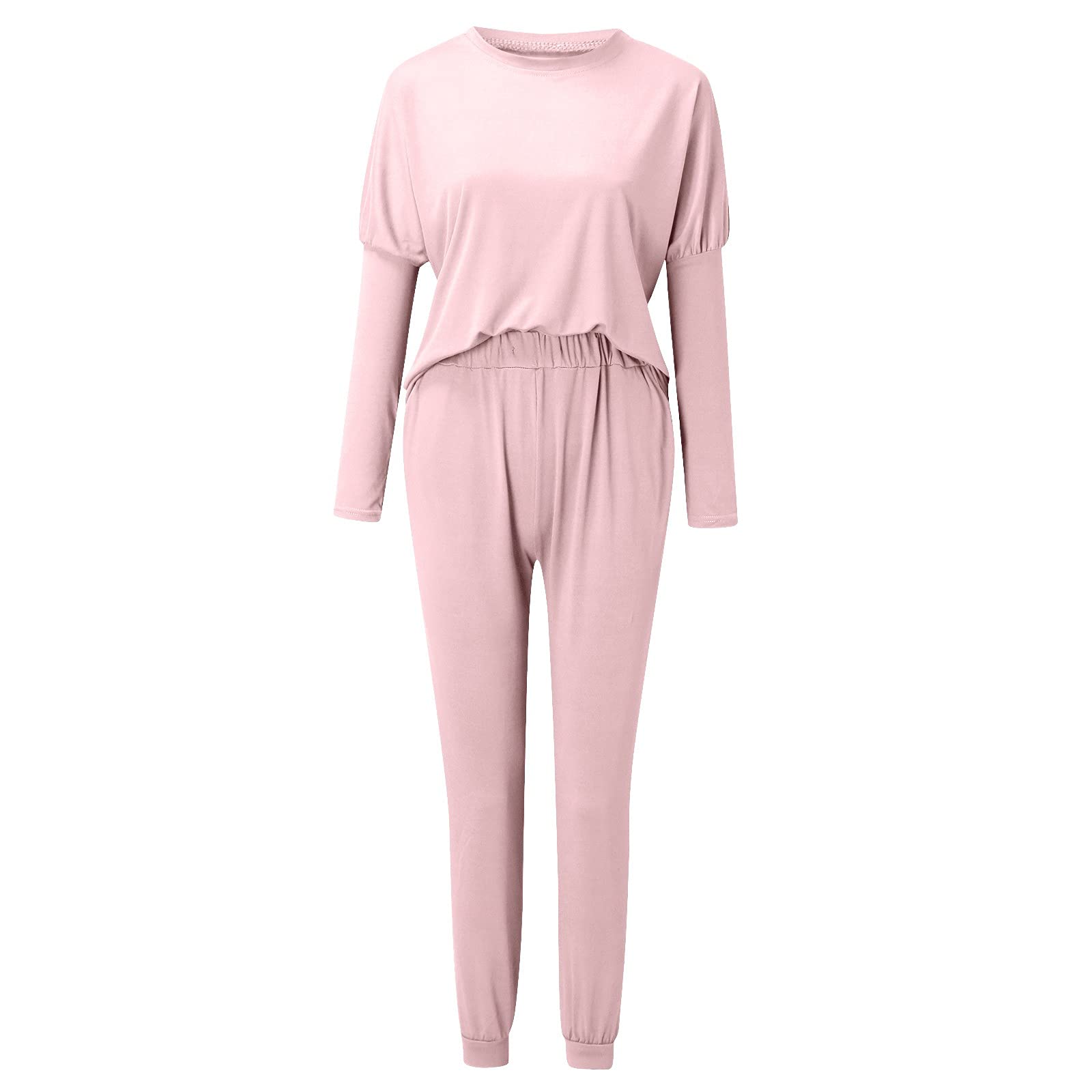 Yubnlvae Prime Same Day Delivery Women's 2-Piece Knit Sweater Set with Pullover Top & Wide Leg Pants - Cozy Winter Outfit for Work, Date Night & Casual Wear