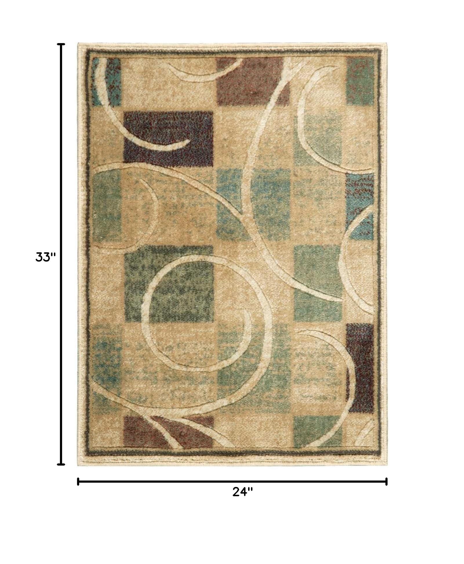 Nourison Expressions Modern Beige 2' x 2'9