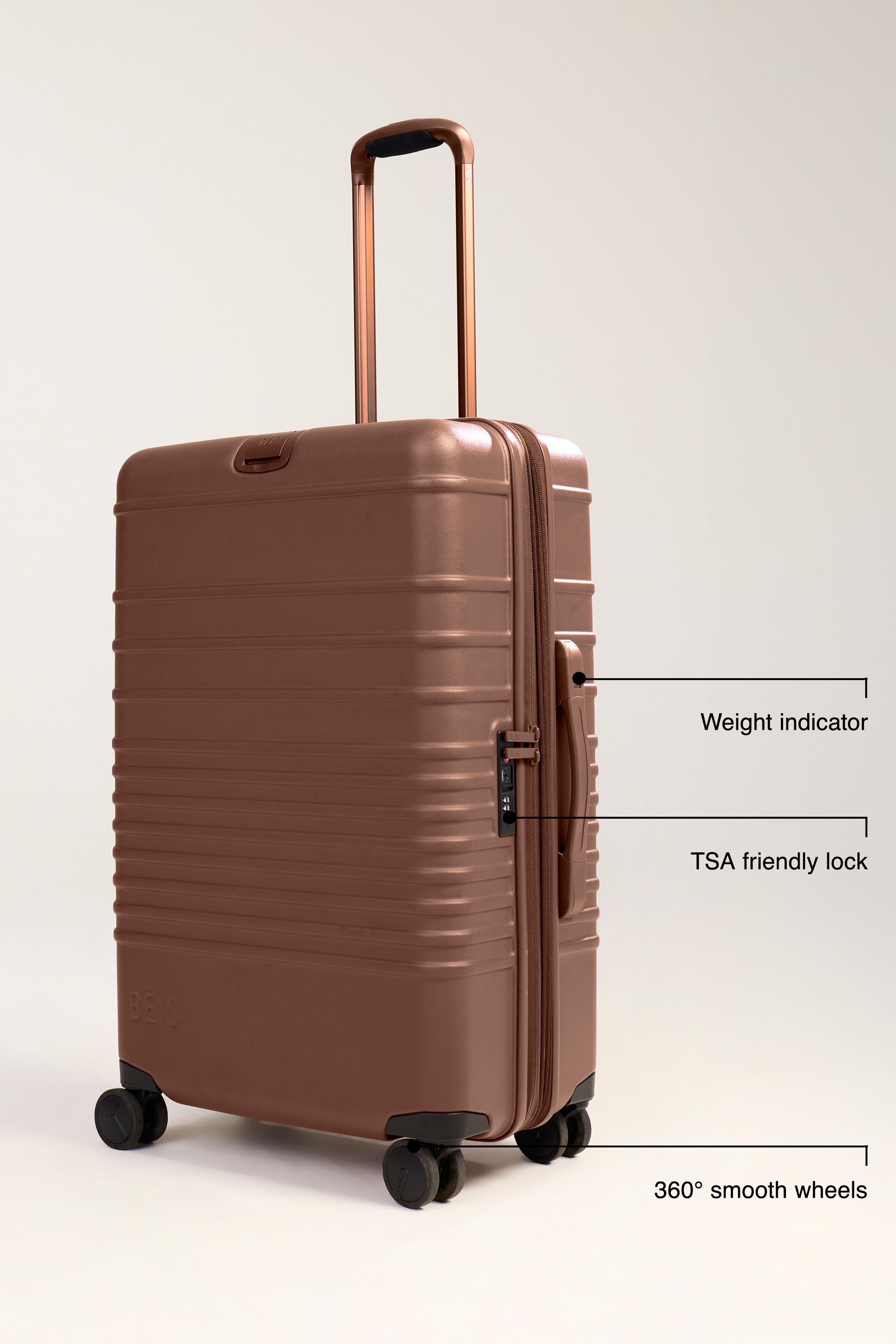 Premium Maple Medium Check-In Roller Luggage - Perfect for Business Travel & Weekend Getaways