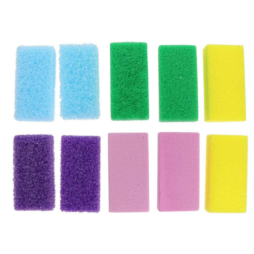 DOITOOL 15-Piece Foot Pumice Stone Set - Hard Skin & Callus Remover, Exfoliating Scrubber for Dry Dead Skin on Feet, Heels, Elbows & Hands - Perfect for At-Home Pedicures & Spa Days