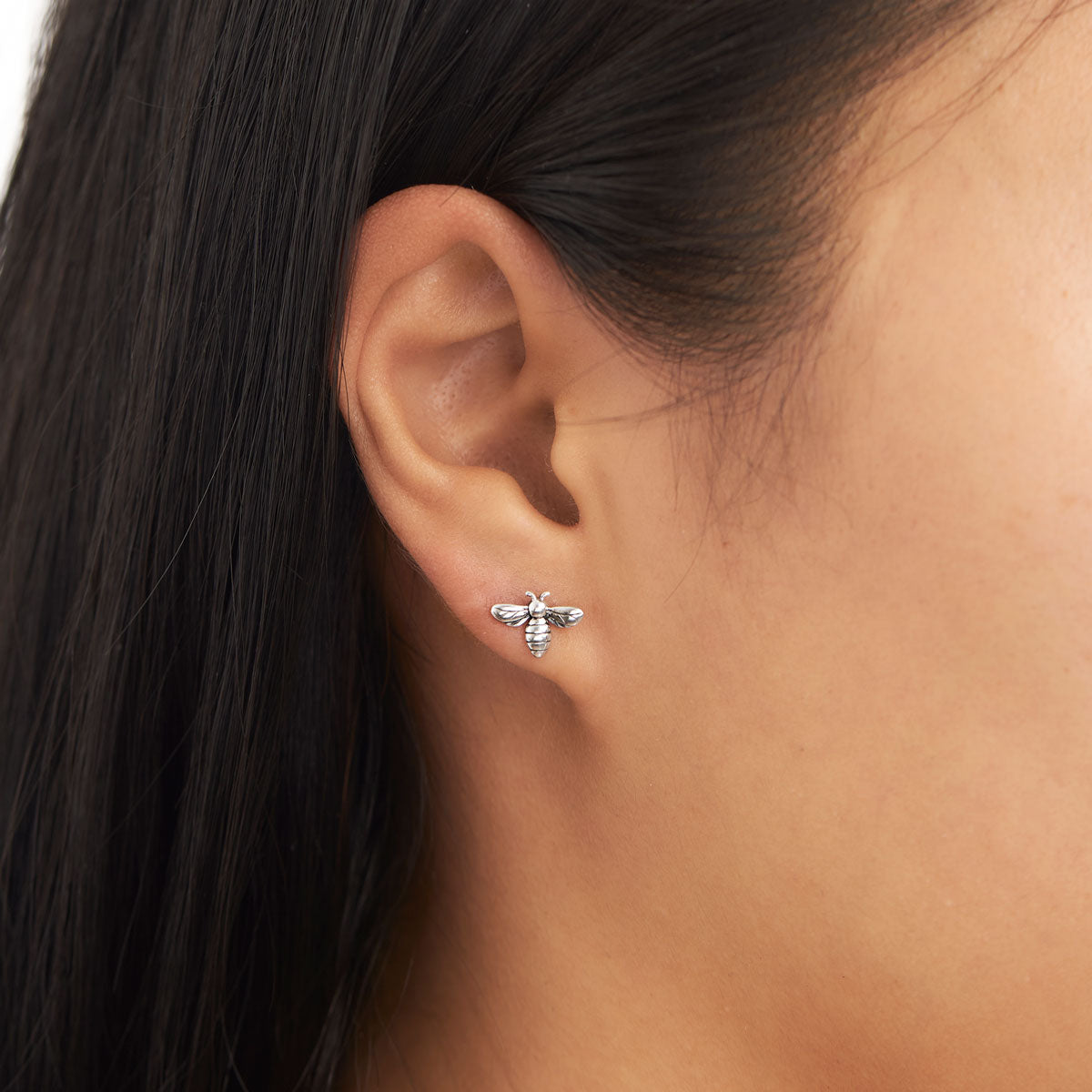 Delicate Meant to Bee Stud Earrings - Cute Bee Jewelry for Women, Dainty Gold Plated Studs for Everyday Wear, Perfect Gift for Her | Office, Date Night, Casual Outfits
