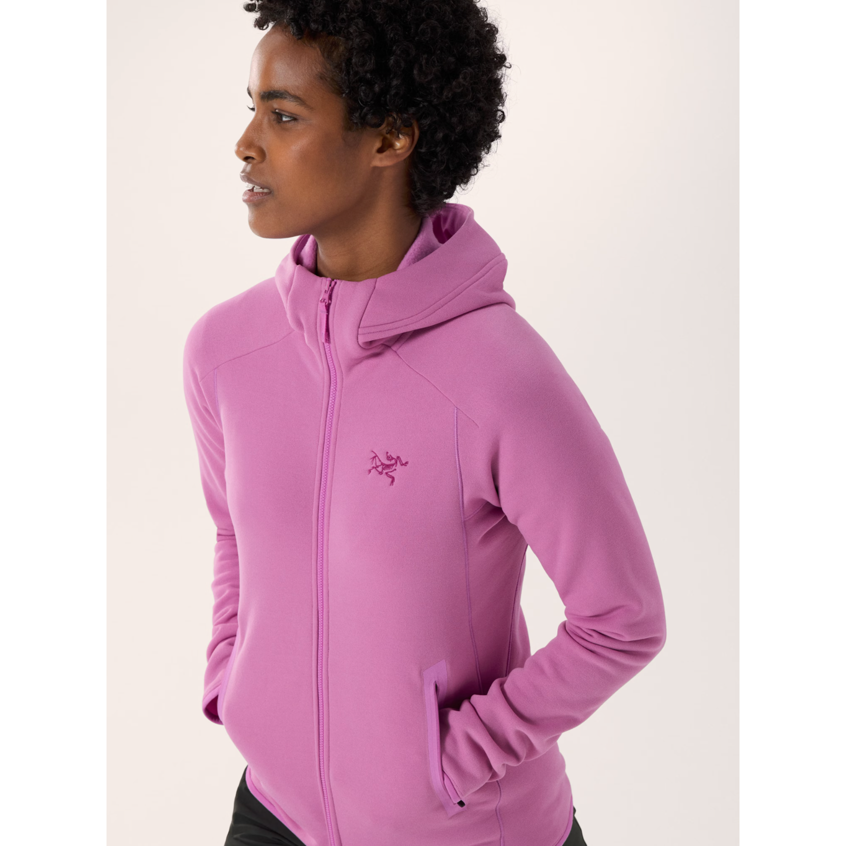 Arc'teryx Women's Kyanite Hoody - Lightweight Fleece Jacket for Hiking, Camping & Outdoor Adventures - Water-Resistant & Breathable Midlayer for Cold Weather