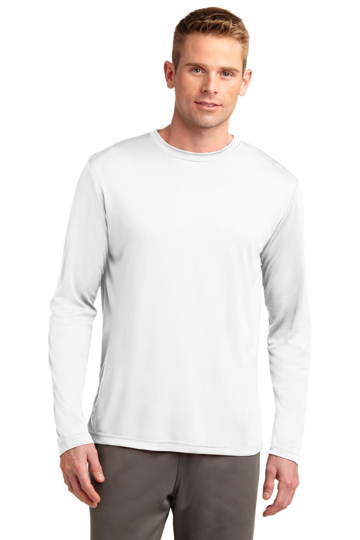 SPORT-TEK Tall Long Sleeve PosiCharge Competitor Tee - Moisture Wicking Performance Shirt for Men - Ideal for Running, Gym Workouts & Outdoor Sports