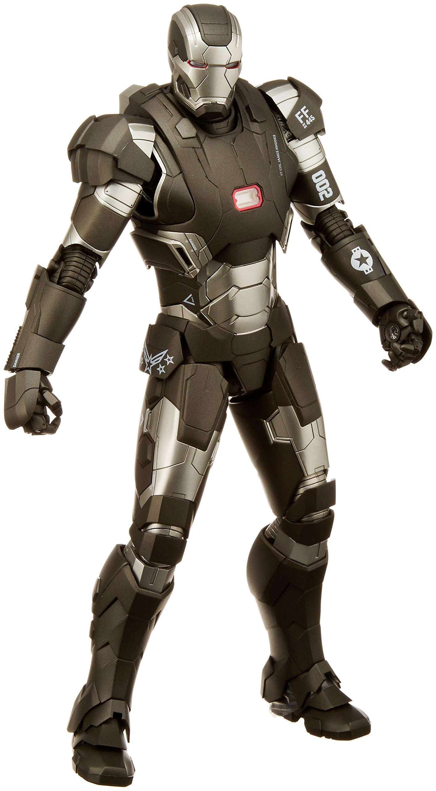 Hot Toys War Machine Mark II Iron Man 3 Movie Masterpiece Series Diecast 1/6 Scale Collectible Figure - Perfect for Marvel Fans & Action Figure Collectors Display