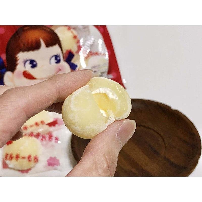 Premium Japanese Milk Mochi Snack - Fujiya Milky Flavor 105g (3-Pack) | Authentic Nihonbashi Treat | Perfect for Dessert, Tea Time & Gift Giving