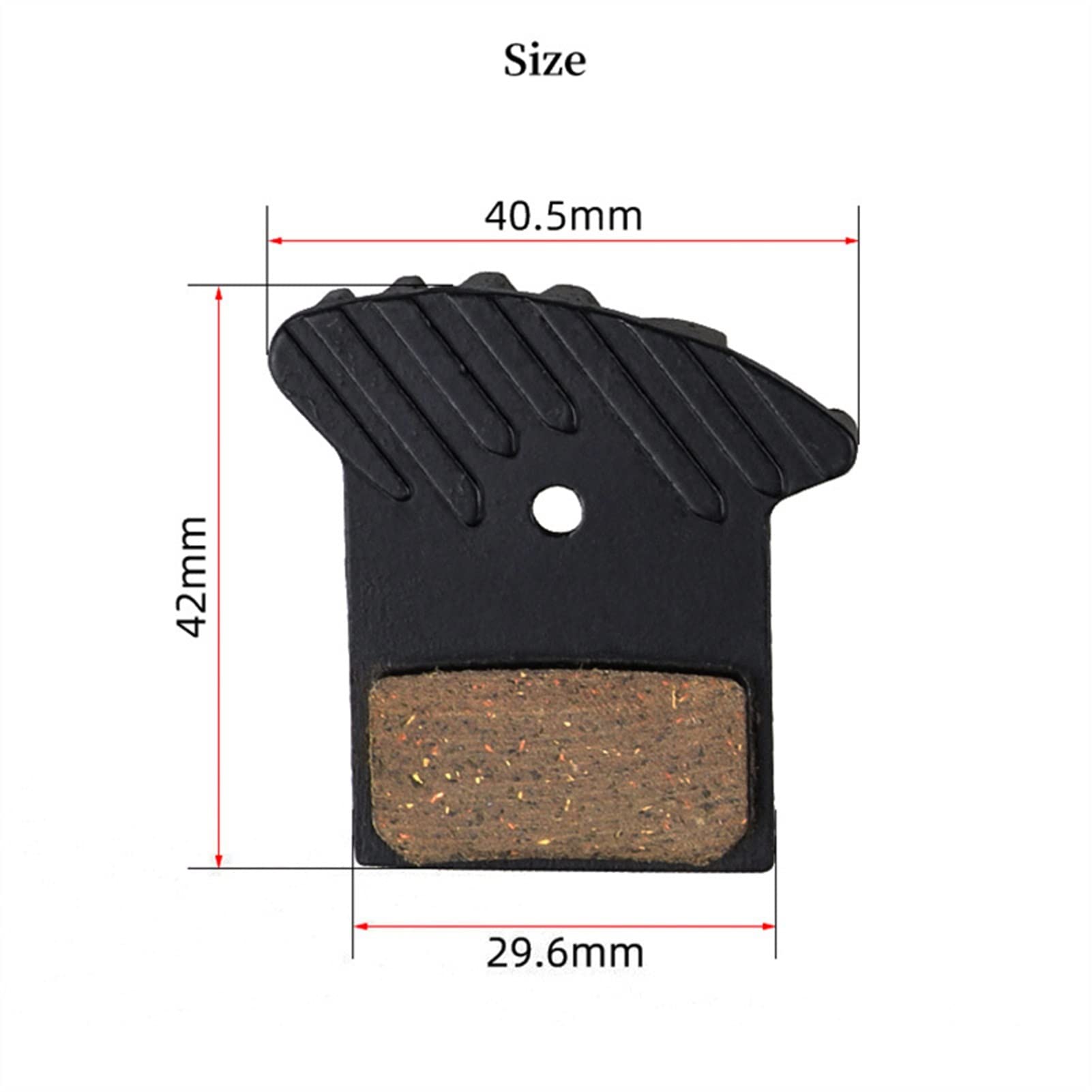 YYOUHE 25 Pairs Bicycle Brake Pads - Hydraulic Disc Brake Pads for MTB, Semi-Metal & Resin Compound, Heat Dissipation & Cooling System | Perfect for Mountain Biking, Cycling & Commuting